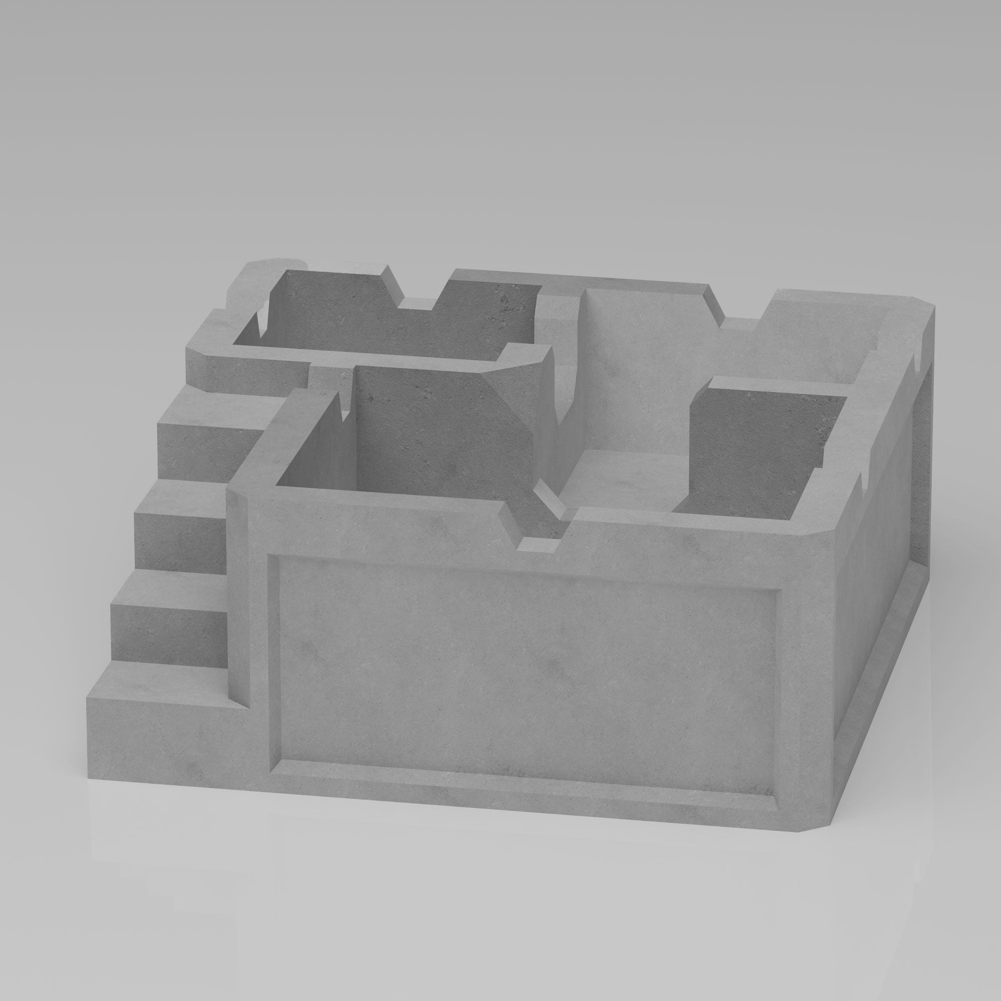 Cendrier en ciment fait main 01 - LOOK BRUT