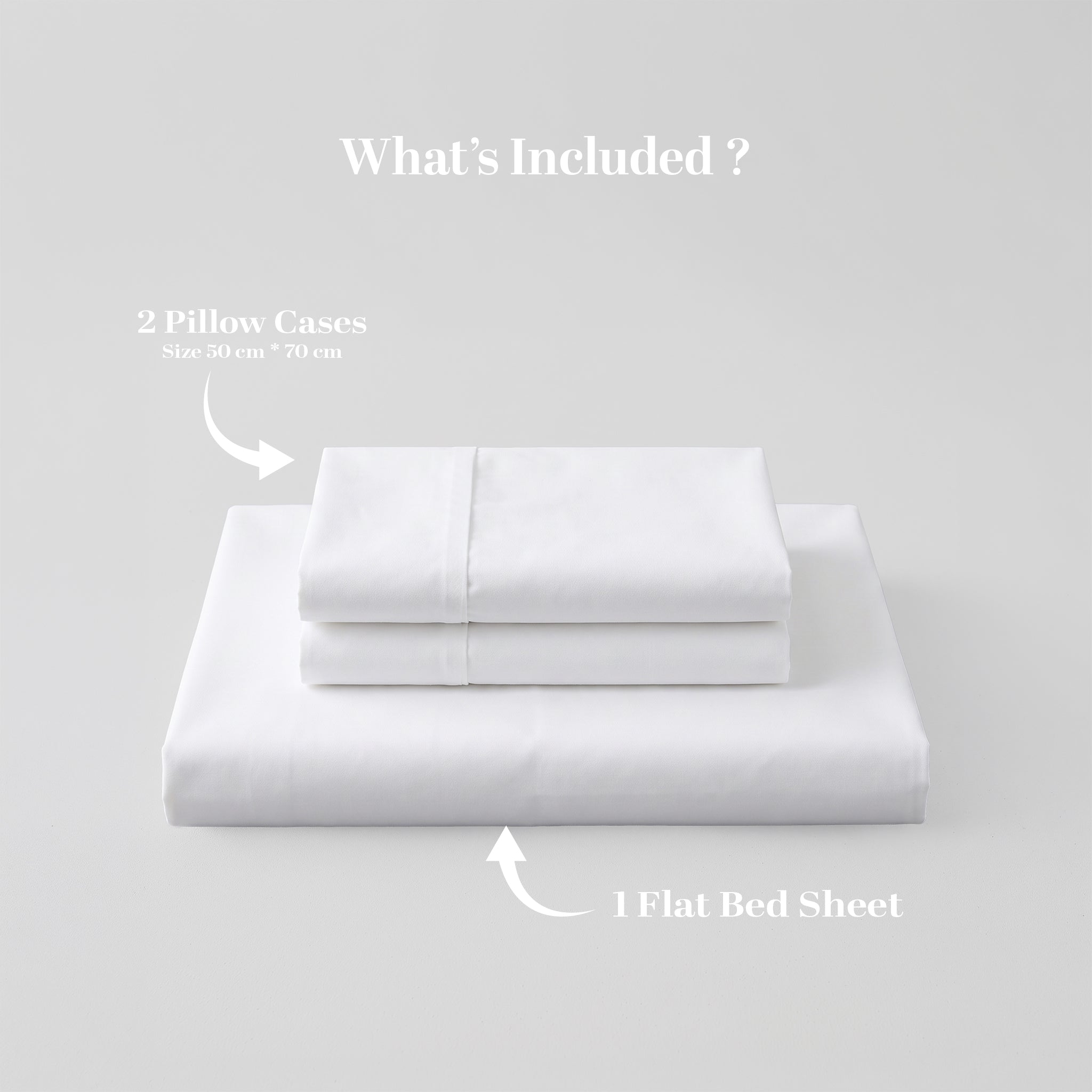 HOTEL BED SHEETS & PILLOW CASE SET - ESSENTIAL SETS - 100% COTTON PERCALE - 188 TC