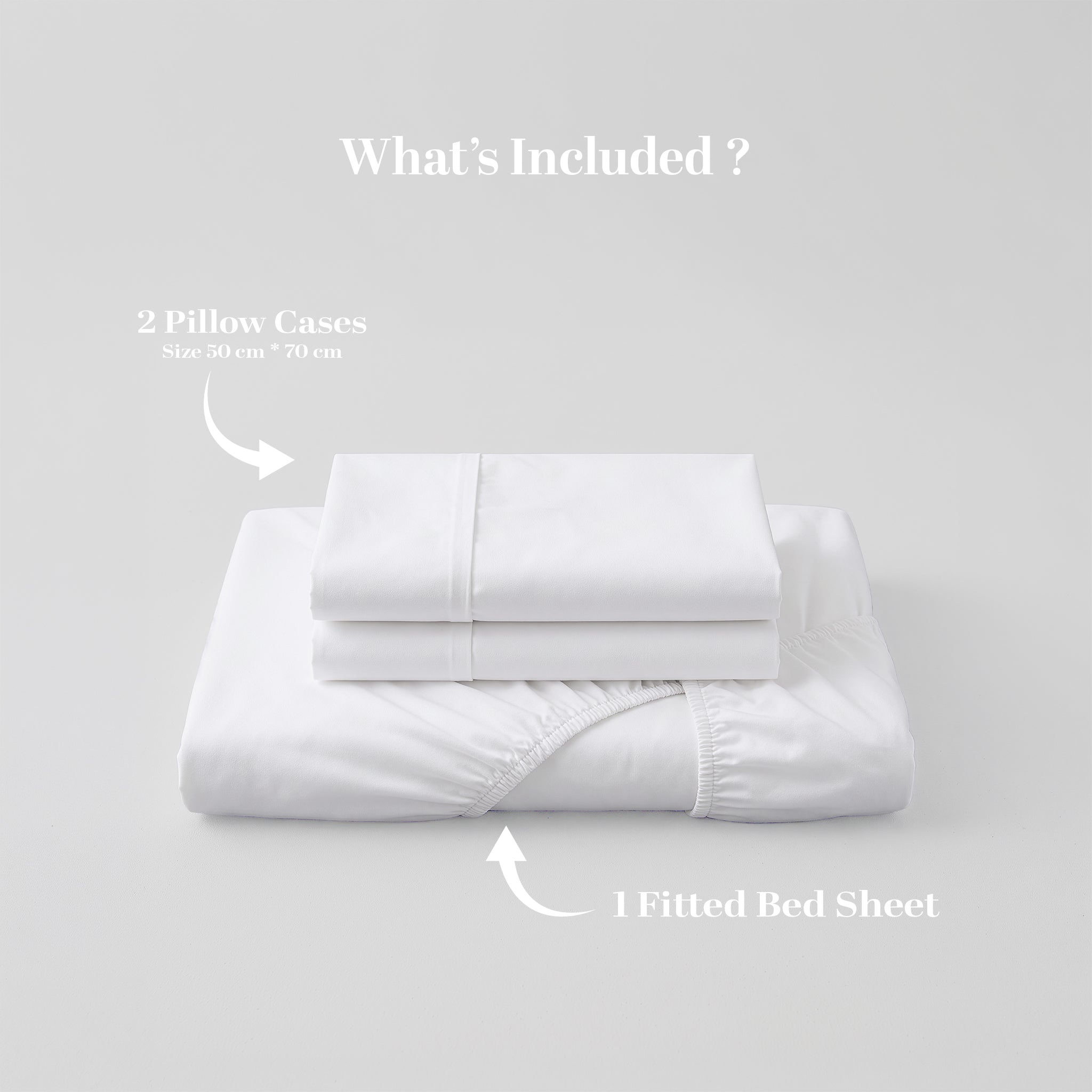 HOTEL BED SHEETS & PILLOW CASE SET - ESSENTIAL SETS - 100% COTTON PERCALE - 188 TC