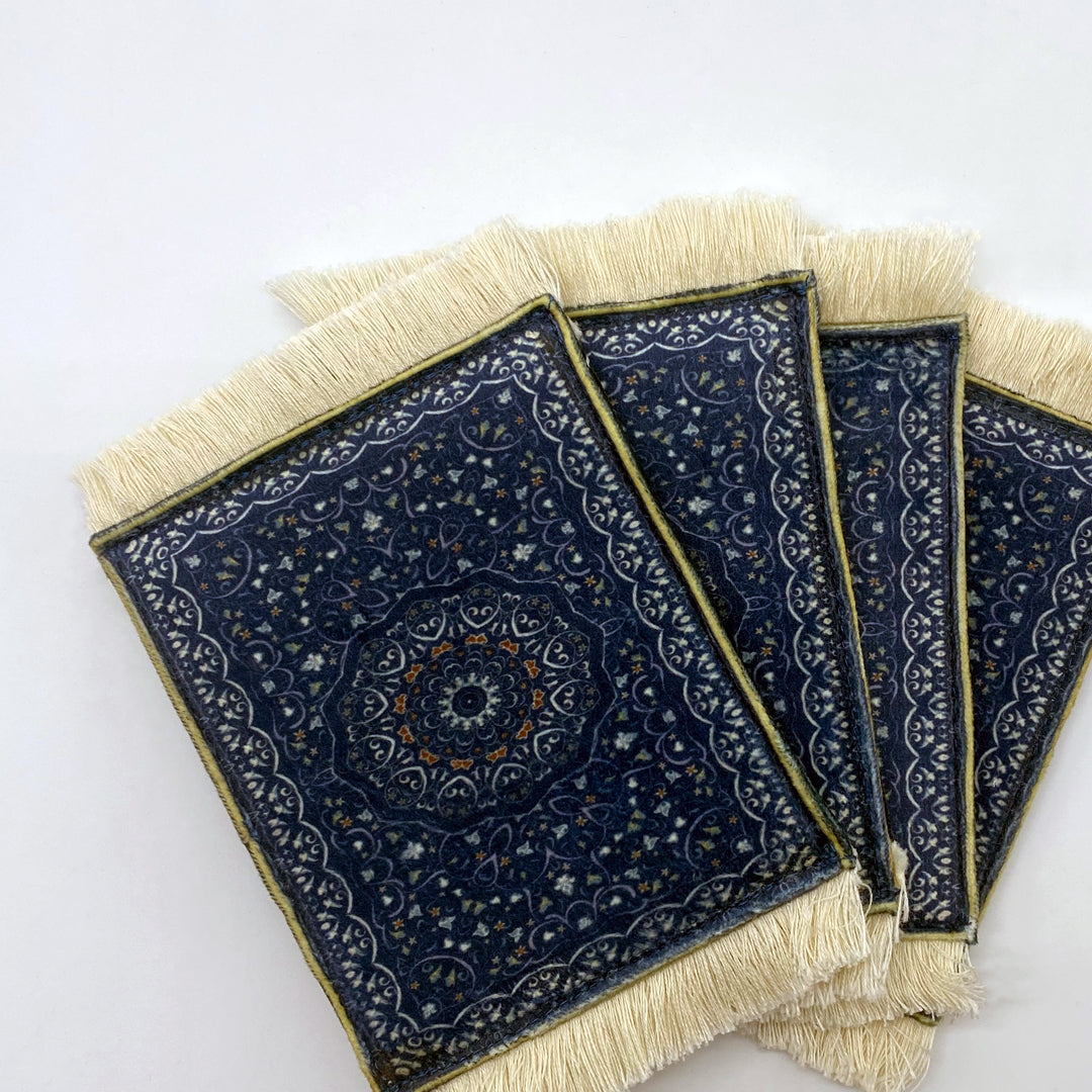 ENSEMBLE DE DESSOUS DE VERRE DE TAPIS - DESIGN 5