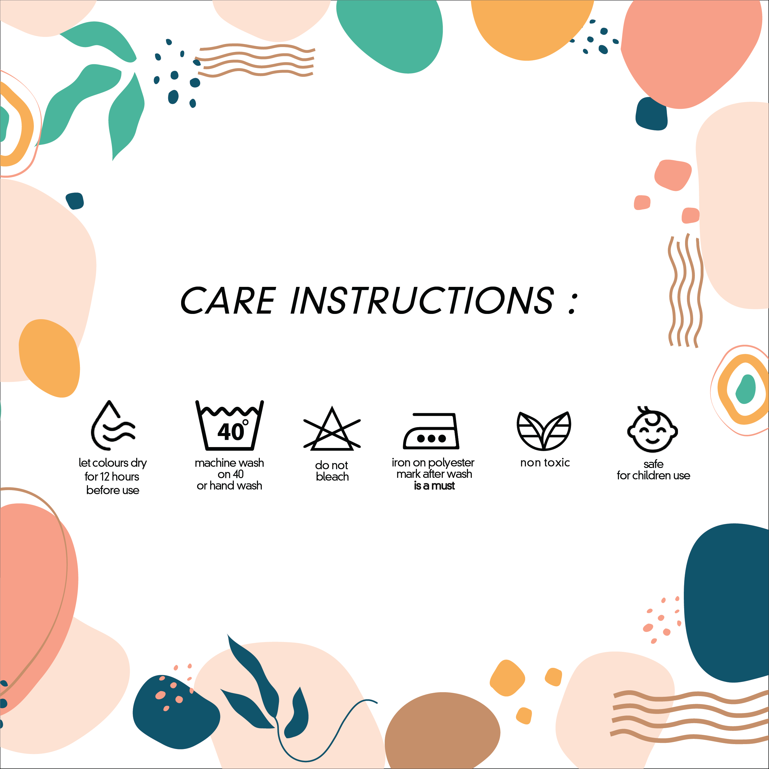 Coloring Cushion - Doddle Design