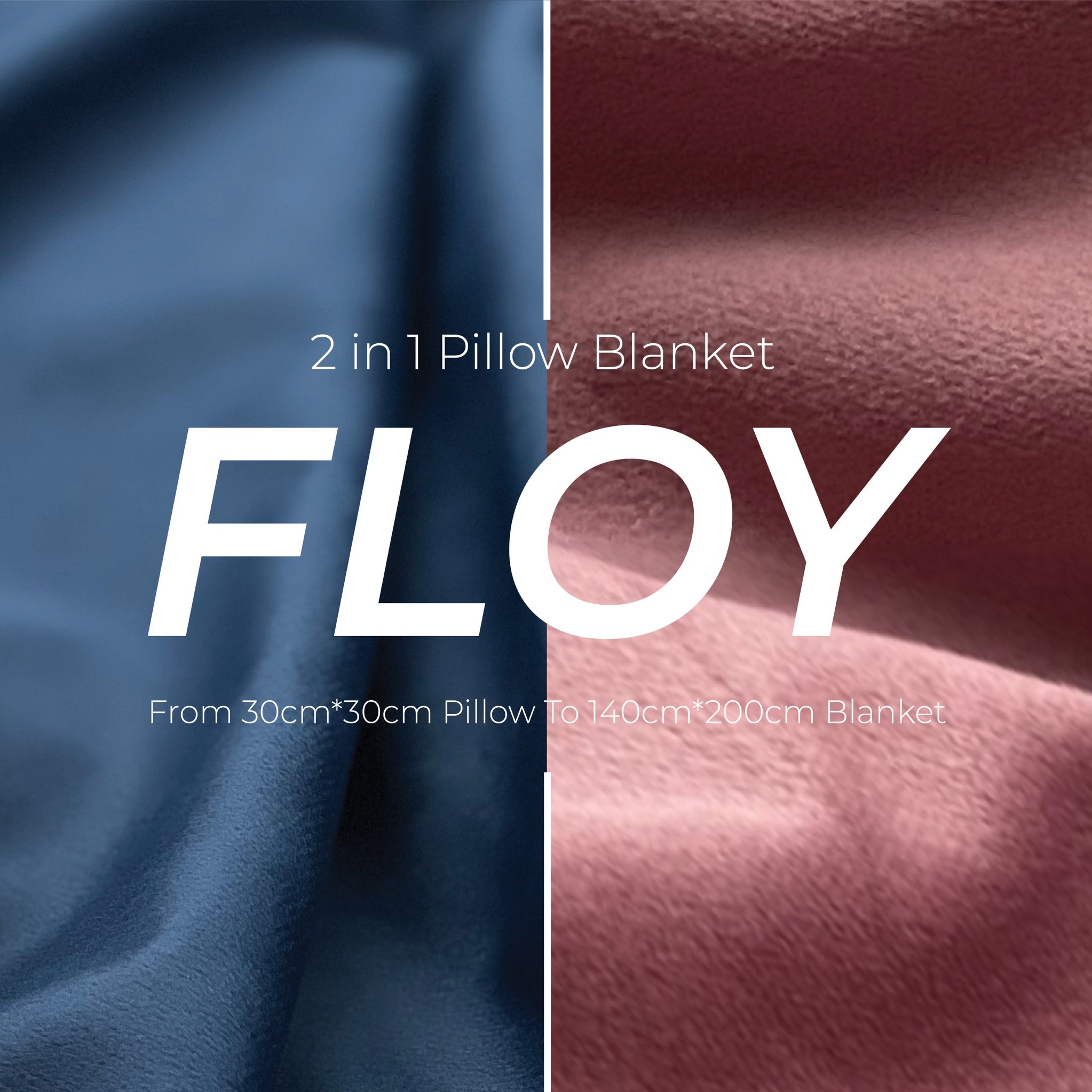 FLOY 2 in 1 Pillow Blanket