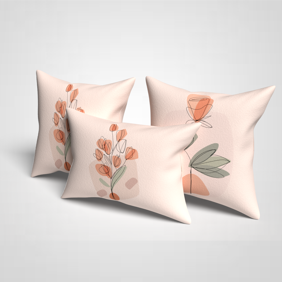 طقم وسائد - فلورو