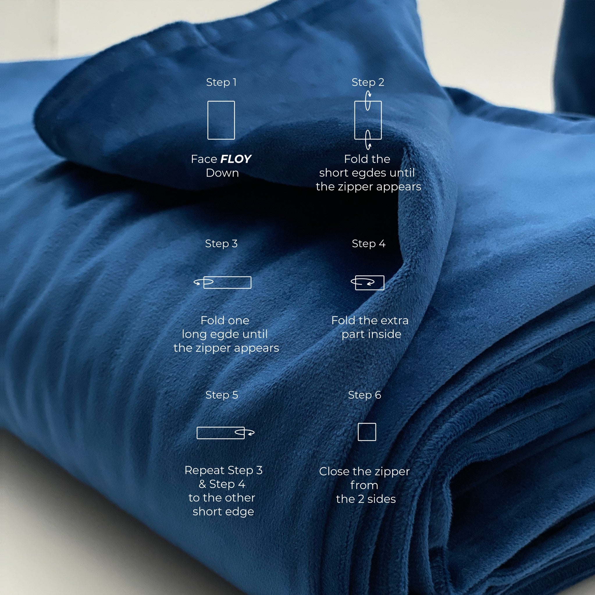 FLOY 2 in 1 Pillow Blanket