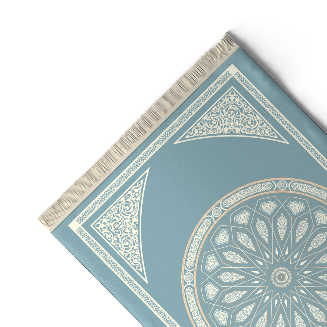 Prayer Mat AL-Qubba Blue - Velvet