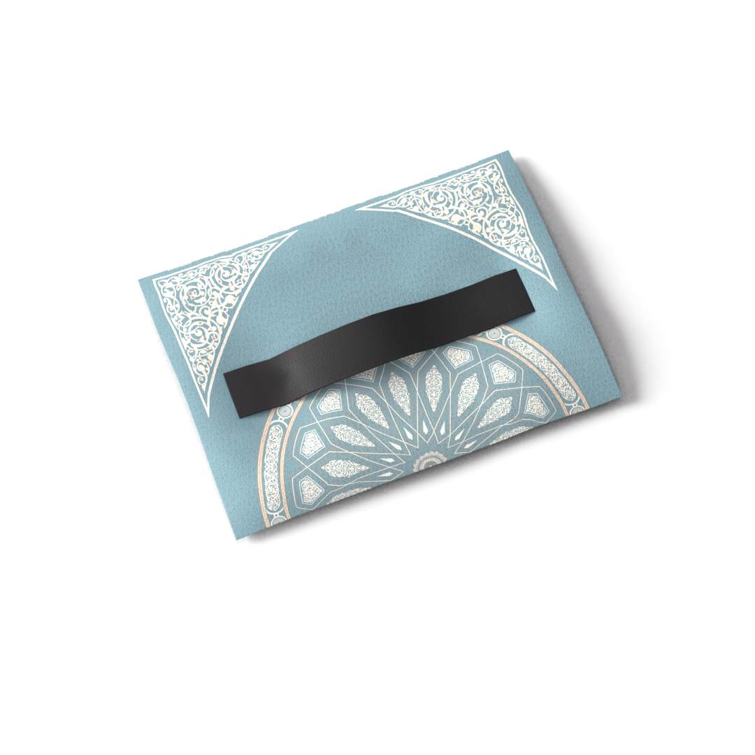 Prayer Mat AL-Qubba Blue - Velvet