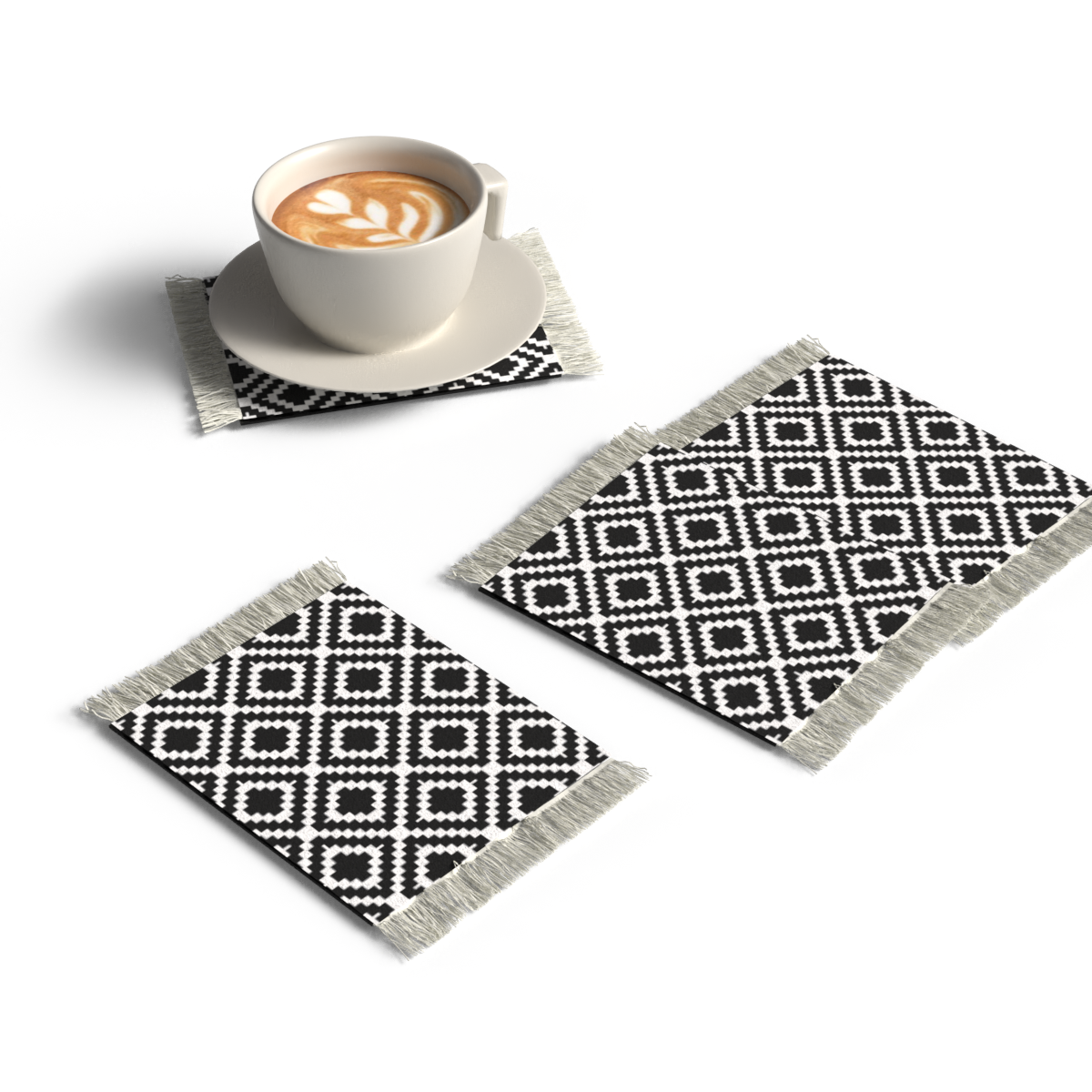 RUG COASTER SET - DESIGN 10