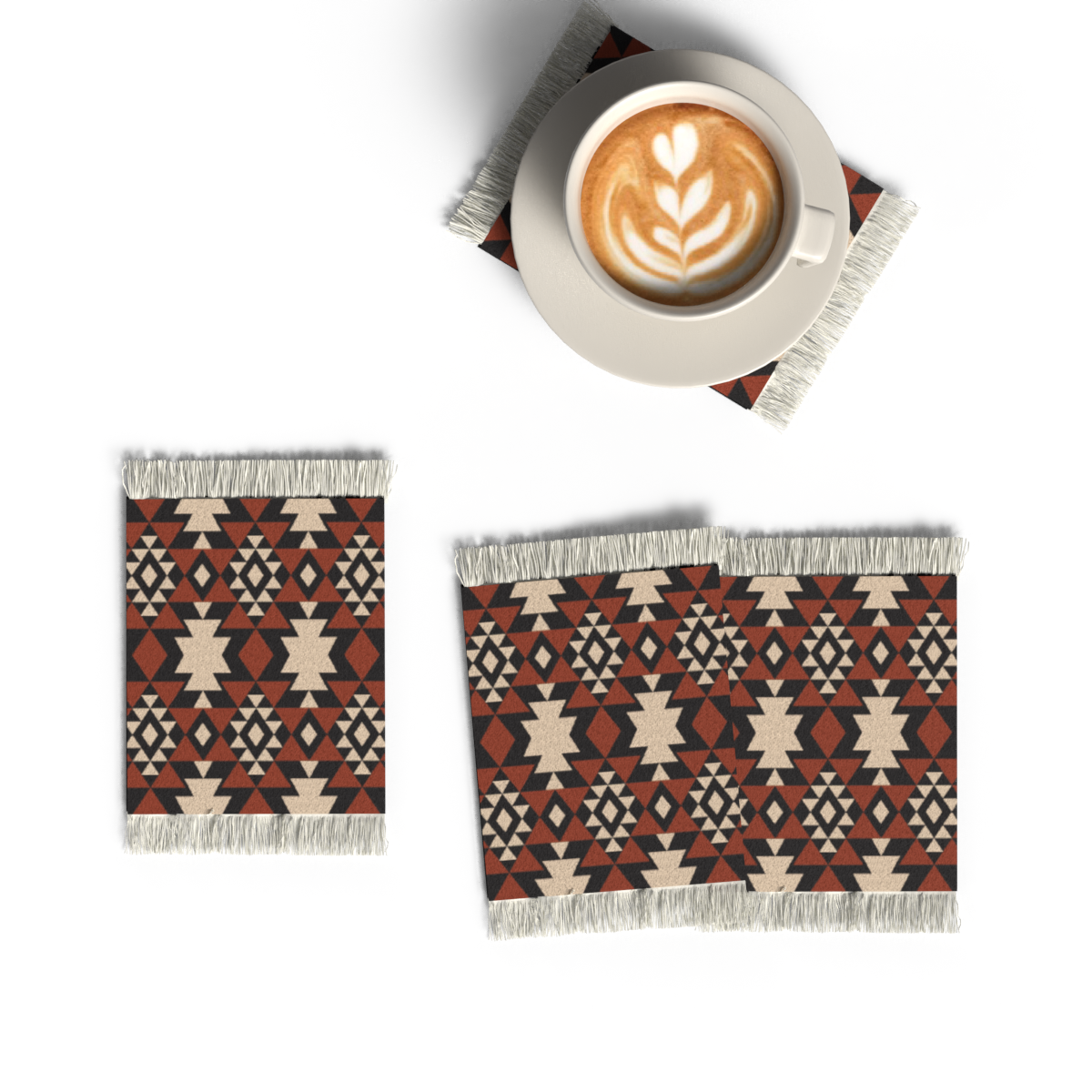 RUG COASTER SET - DESIGN 11