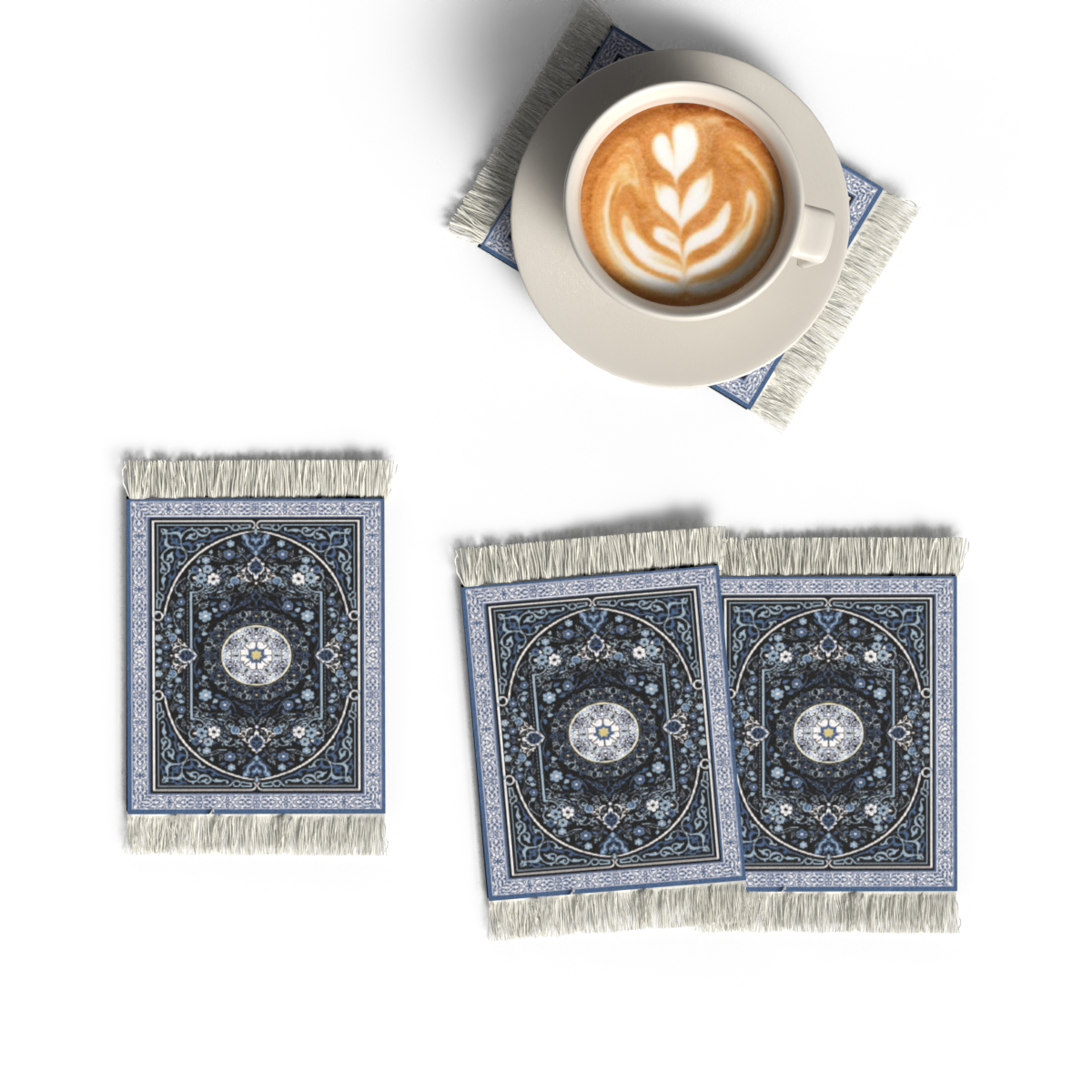RUG COASTER SET - DESIGN 7