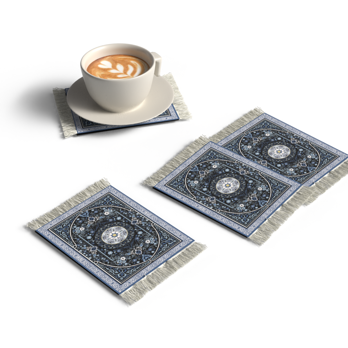RUG COASTER SET - DESIGN 7