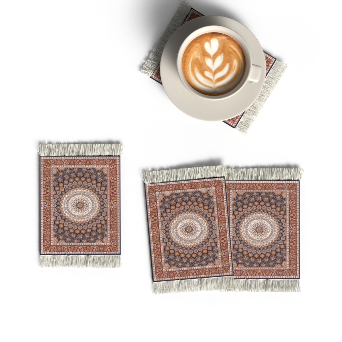 RUG COASTER SET - DESIGN 9