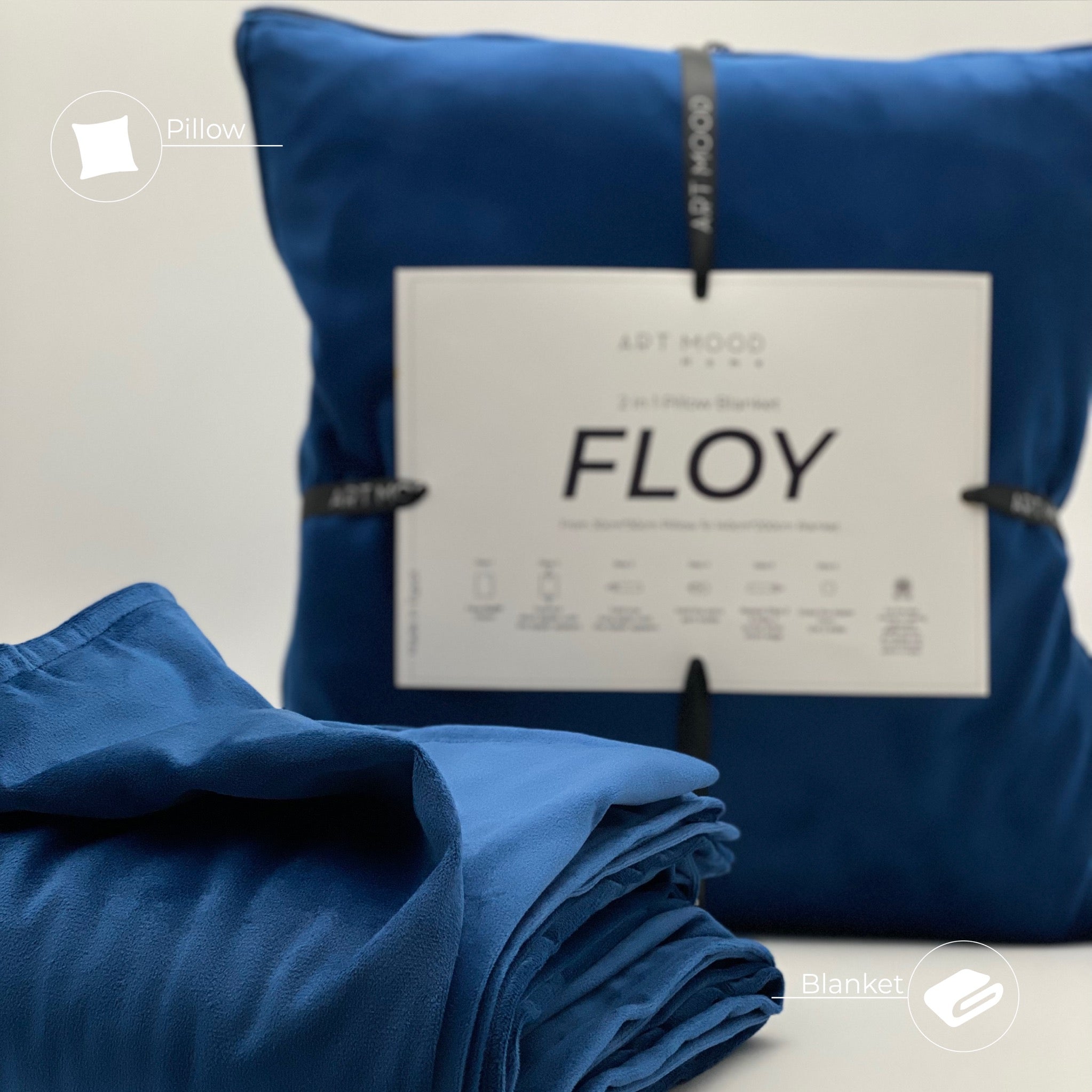FLOY 2 in 1 Pillow Blanket