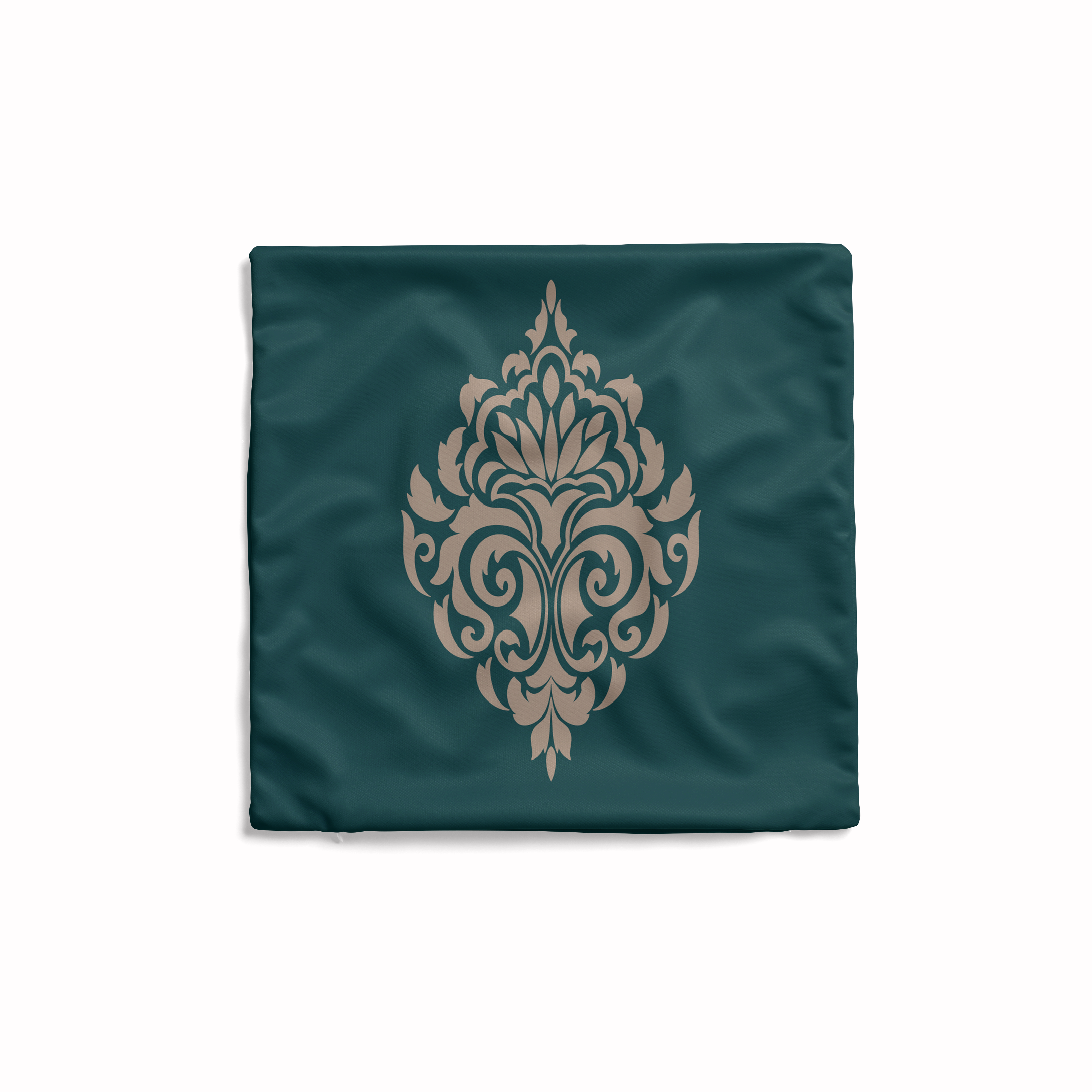 Damask Green Cushion