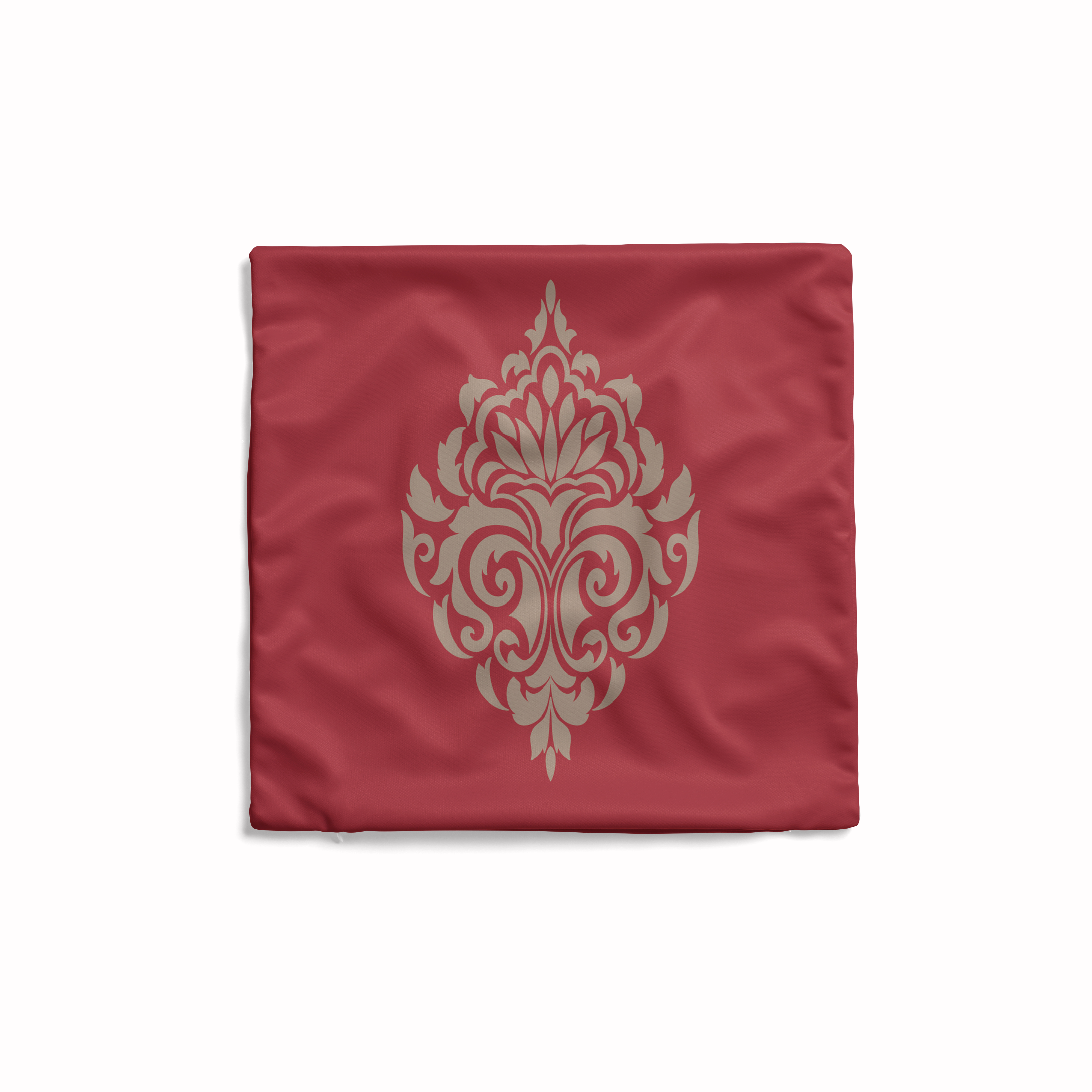 Damask Red Cushion