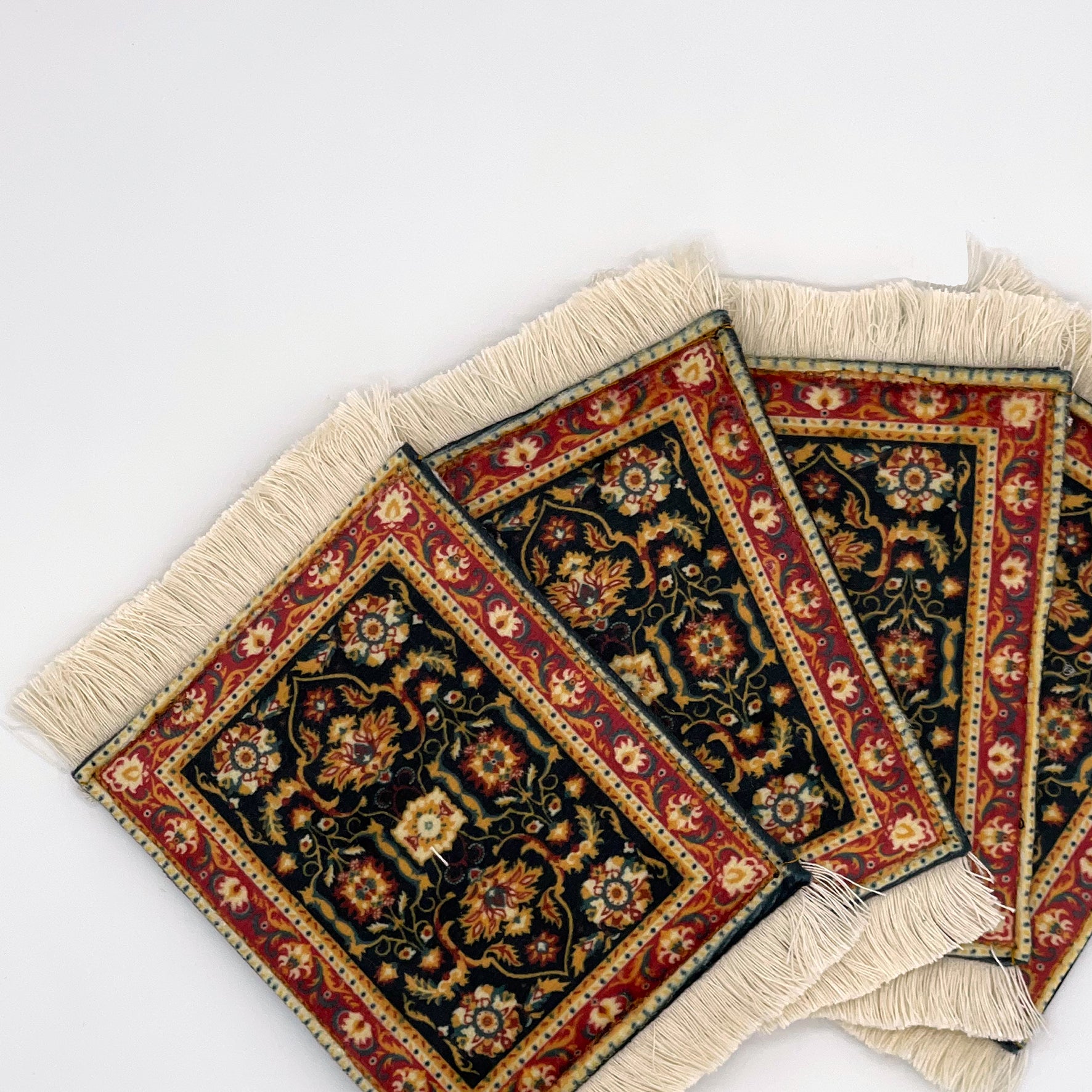 RUG COASTER SET - DESIGN 1