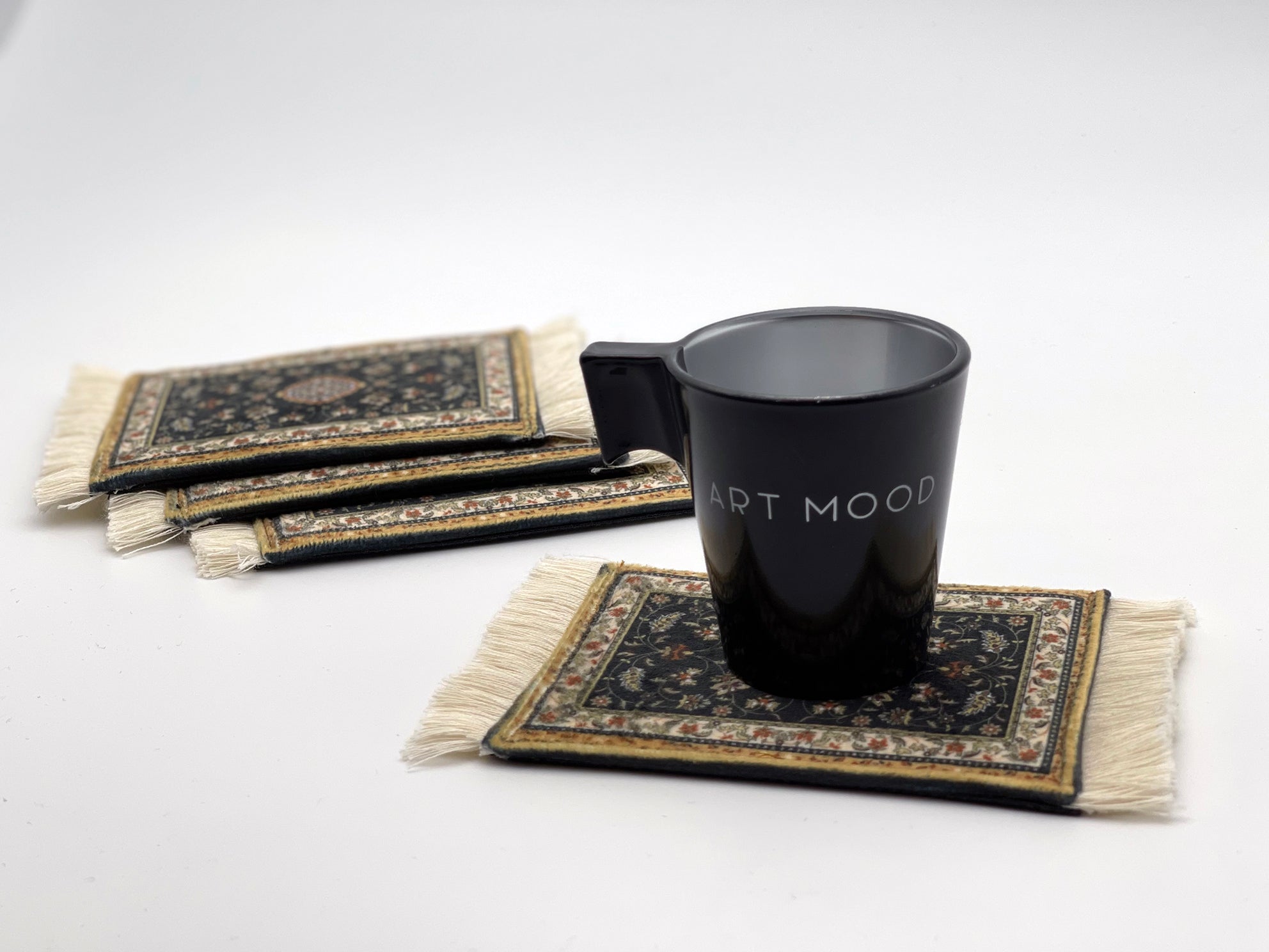 RUG COASTER SET - DESIGN 2
