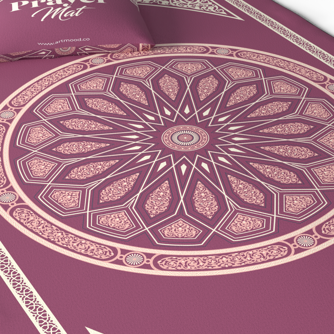 Prayer Mat AL-Qubba Purple - Velvet
