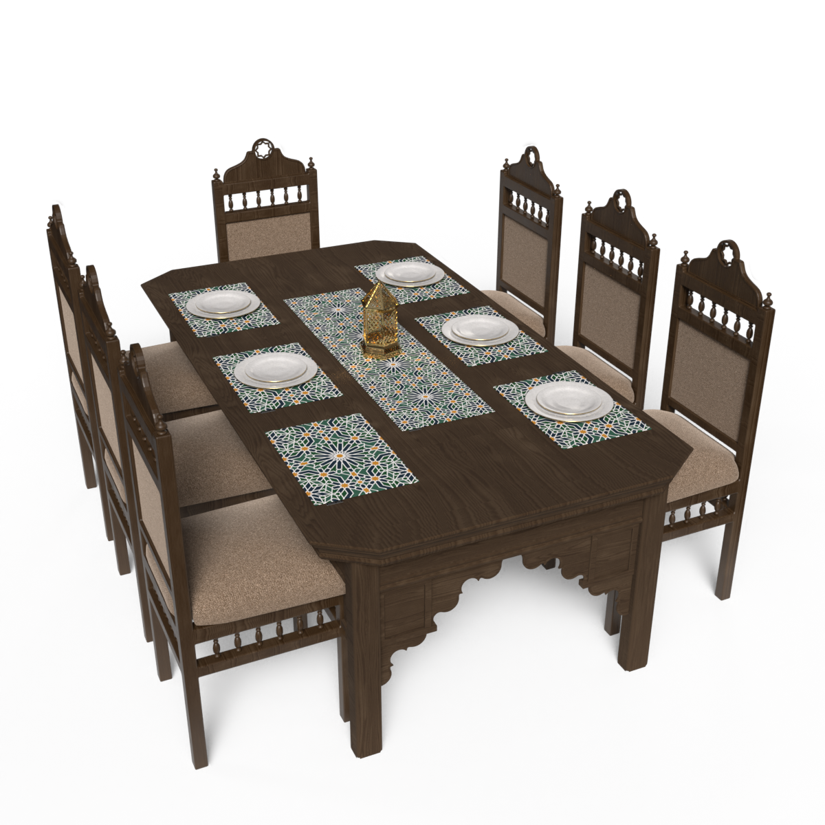 Adden Placemats & Runner Set
