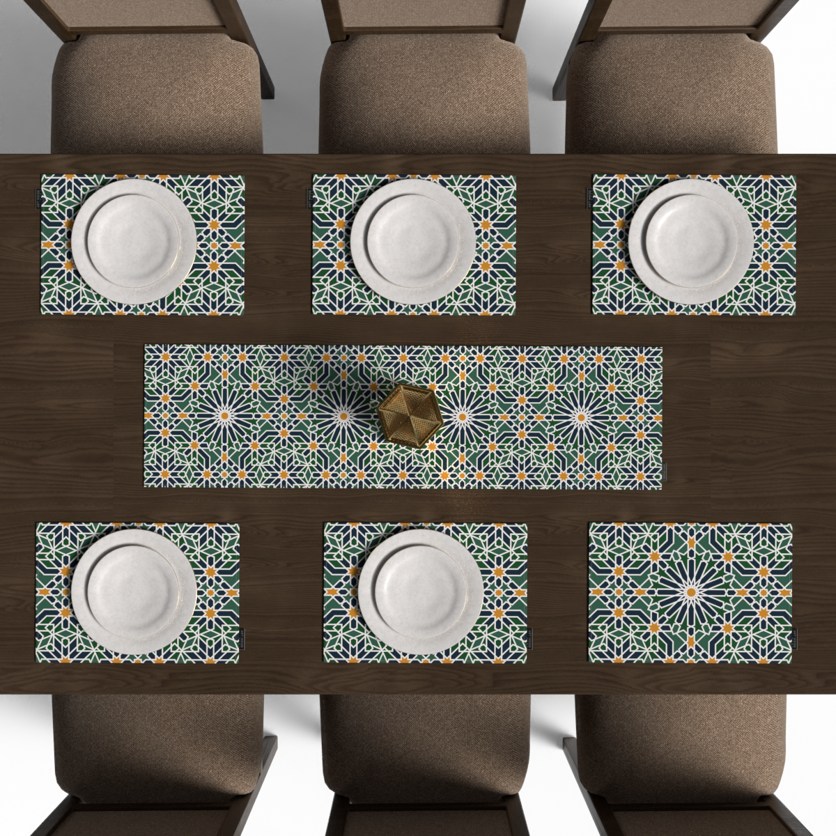 Adden Placemats & Runner Set