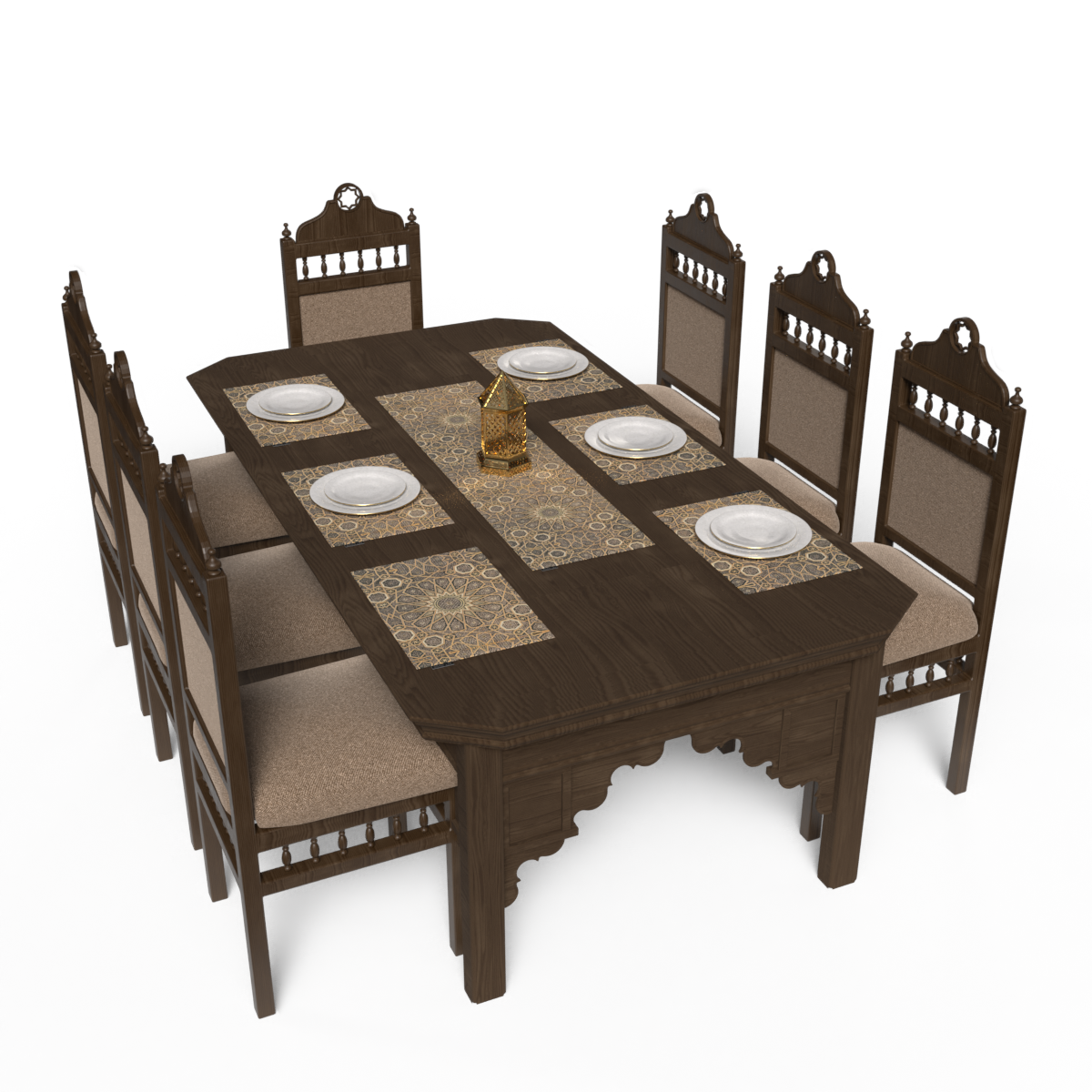 Diwan Placemats & Runner Set