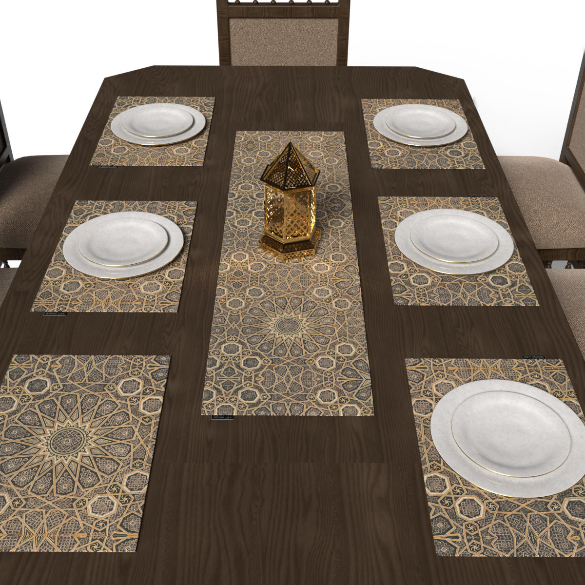 Diwan Placemats & Runner Set