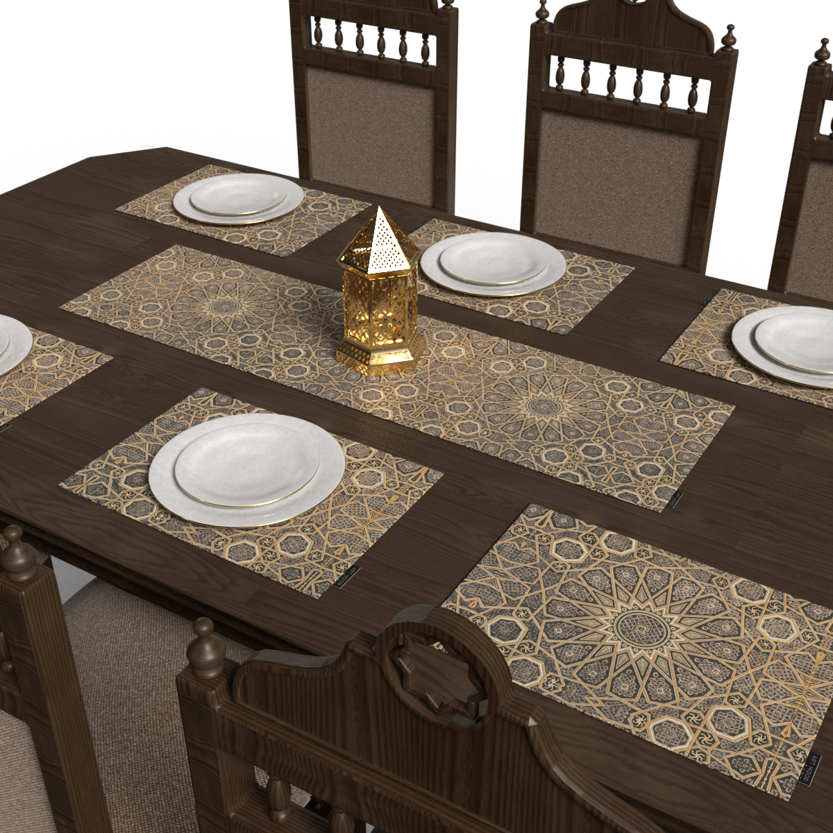 Diwan Placemats & Runner Set