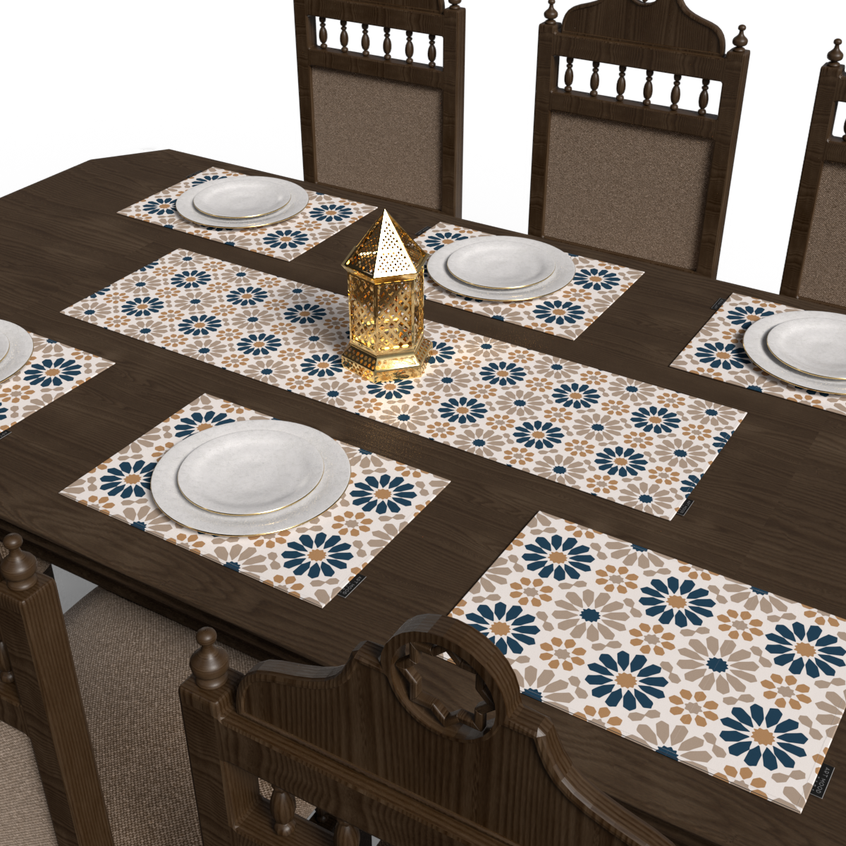 Ace 2 Placemats & Runner Set