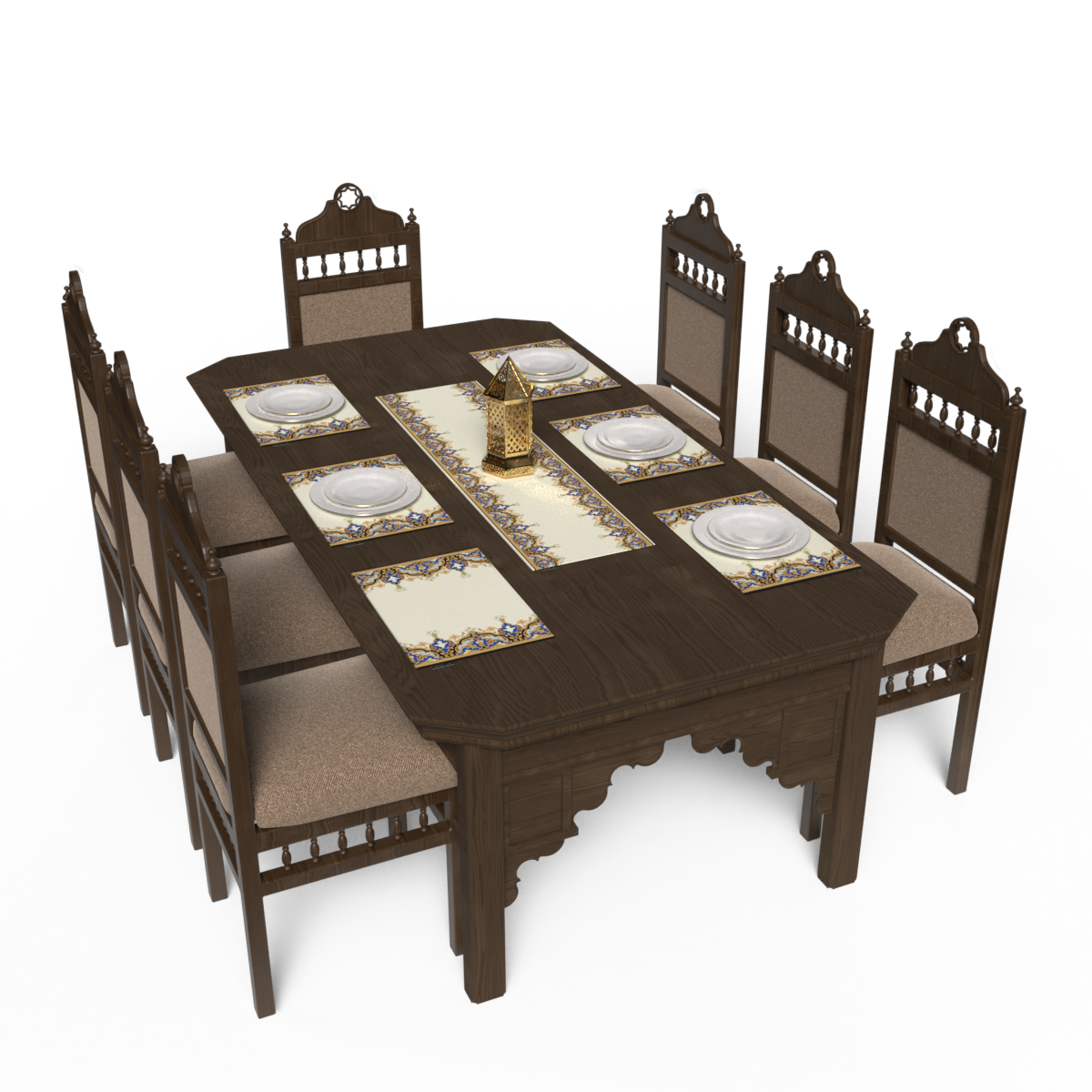 Taj Placemats & Runner Set