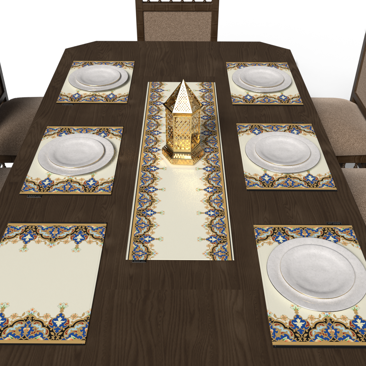 Taj Placemats & Runner Set