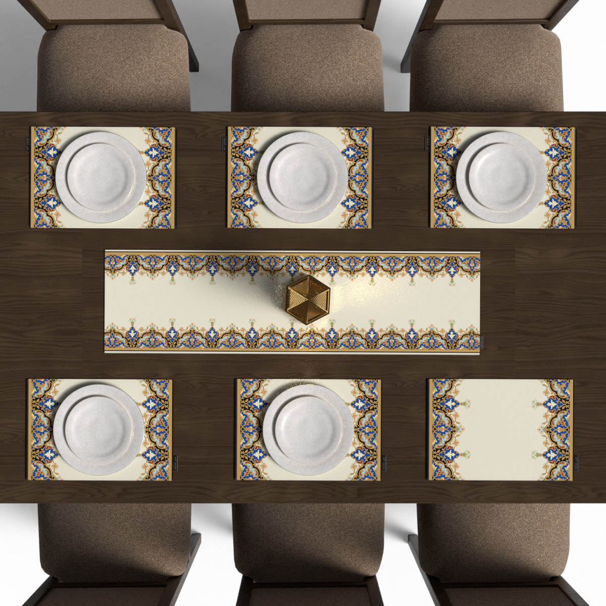Taj Placemats & Runner Set