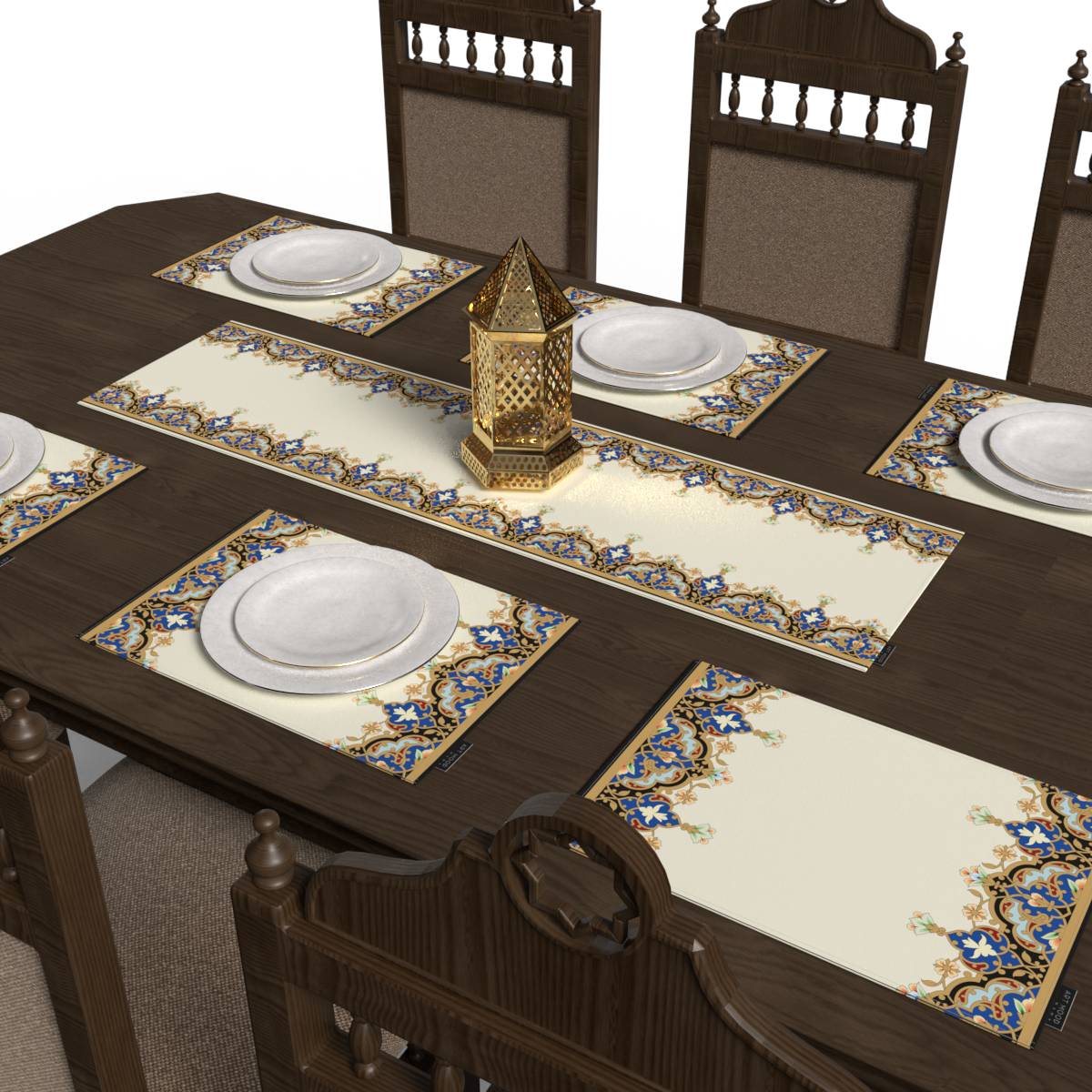 Taj Placemats & Runner Set