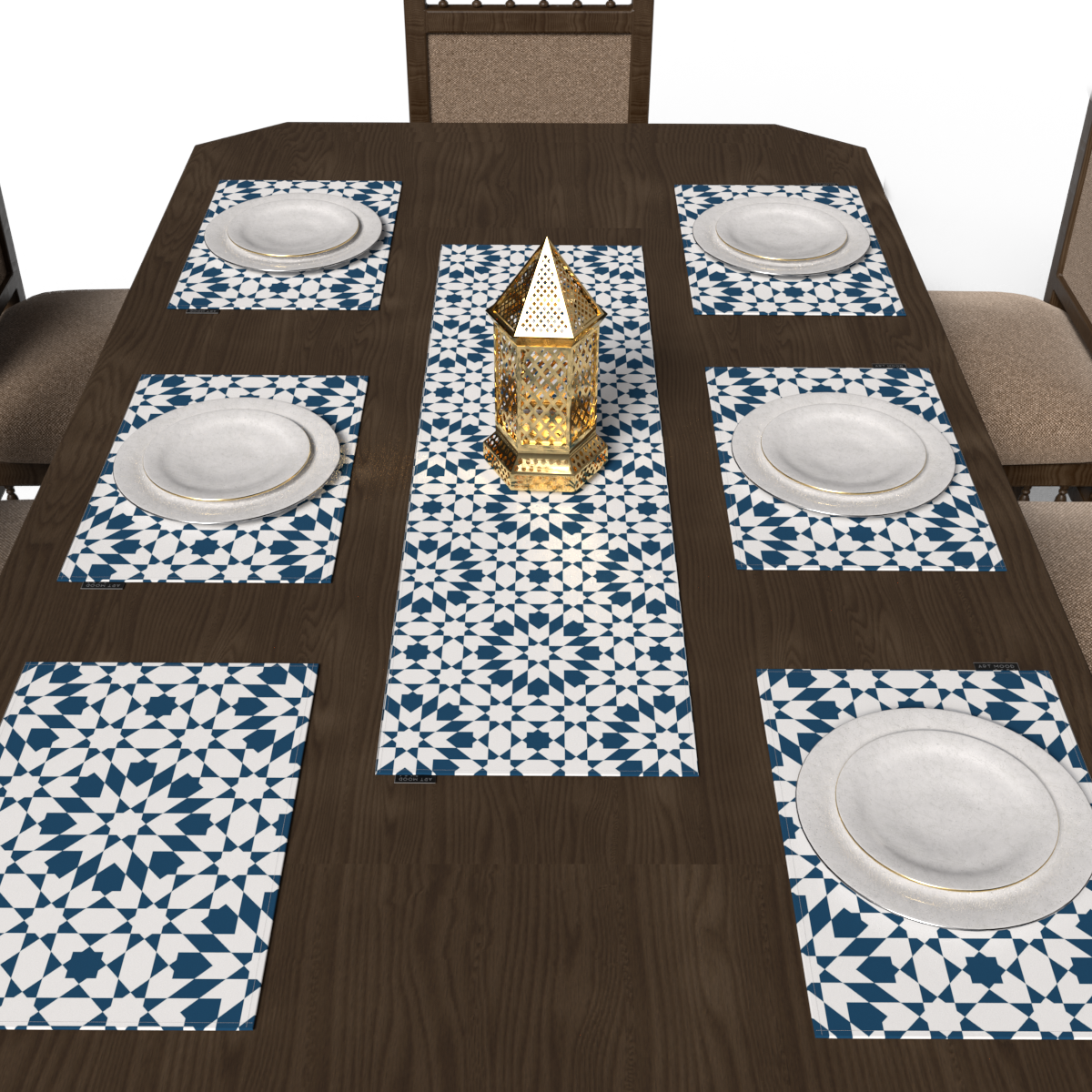Topaz Placemats & Runner Set