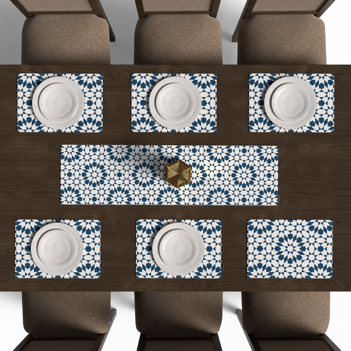 Topaz Placemats & Runner Set