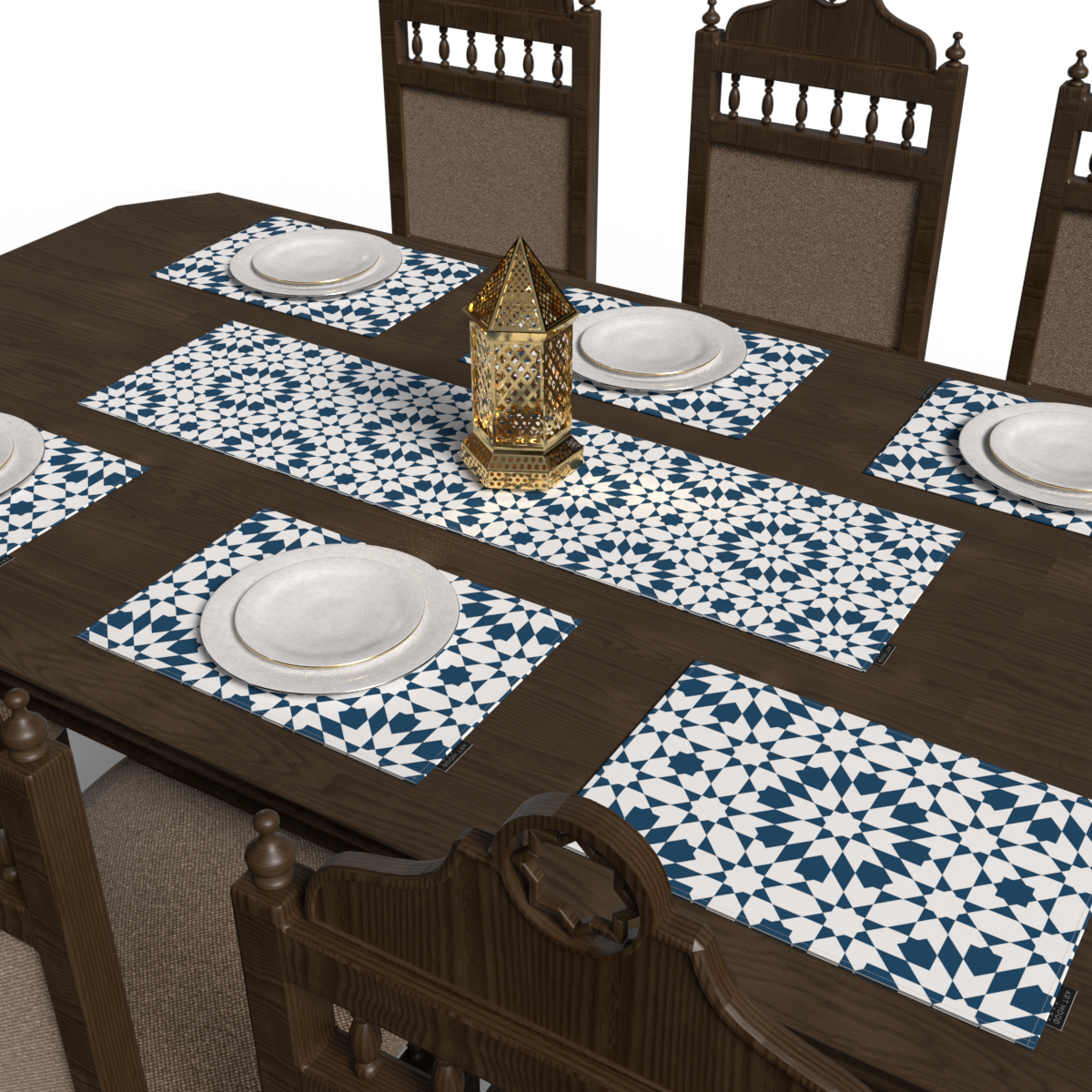 Topaz Placemats & Runner Set