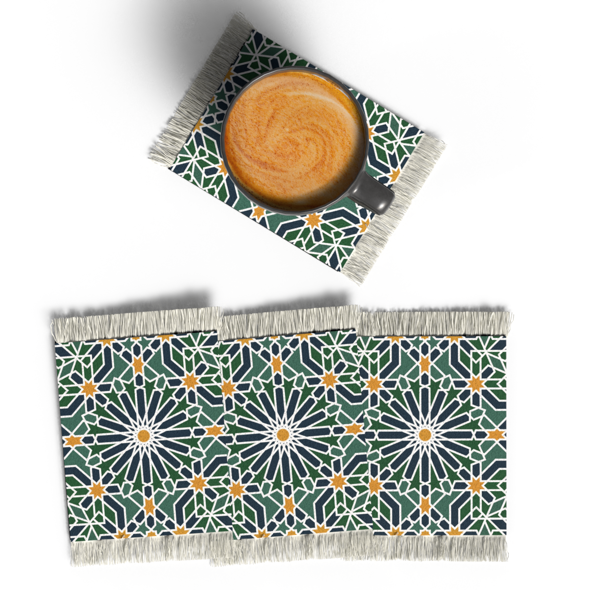 Adden - RUG COASTER SET