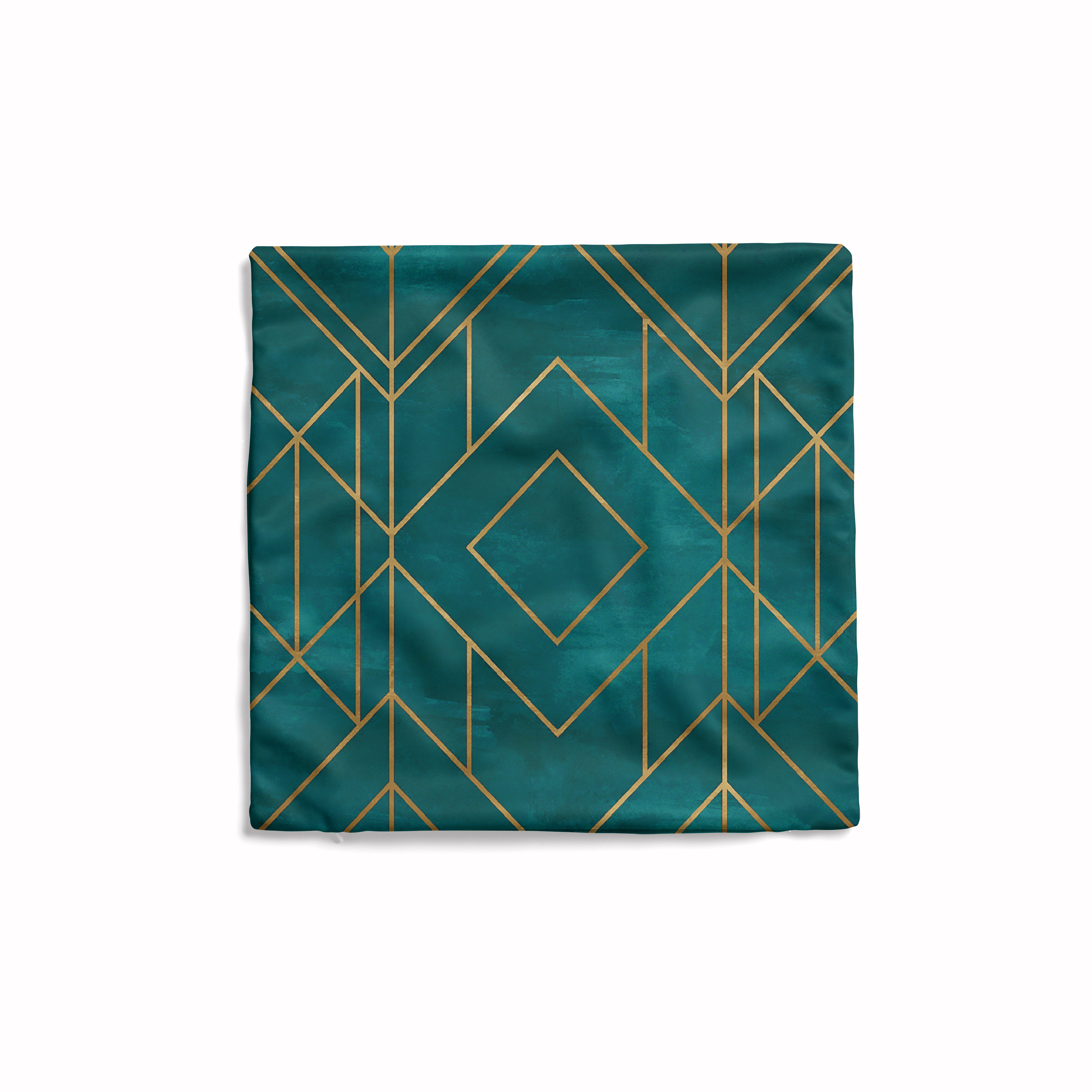 Golds Teal Cushion