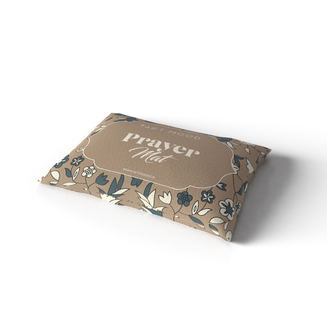 Prayer Mat AL-Rawda Beige - Velvet