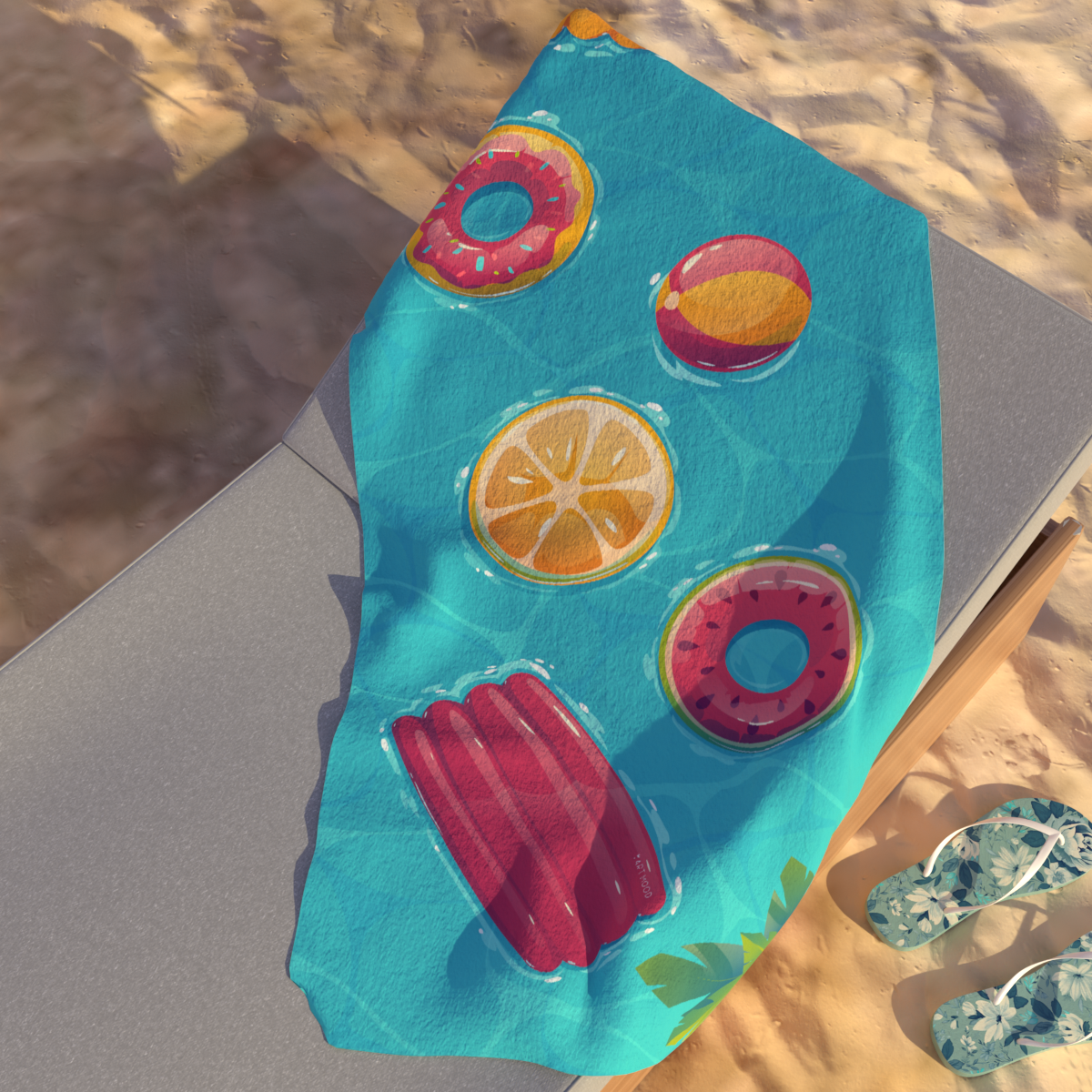 Poly Towel Beach Mat