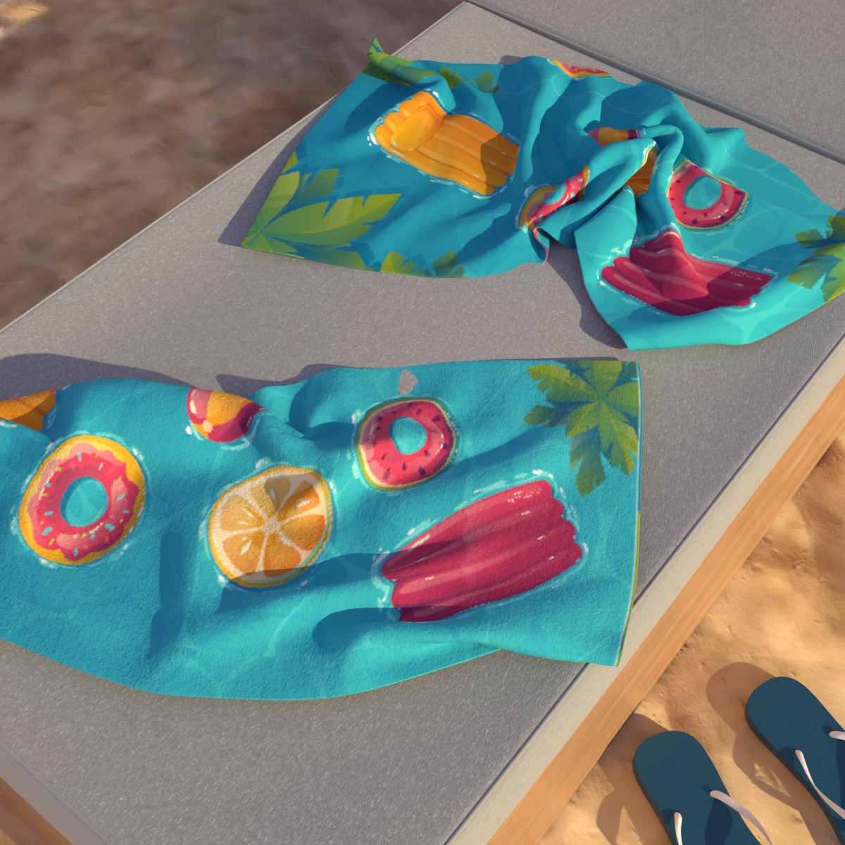 Poly Towel Beach Mat (KIDS SIZE)