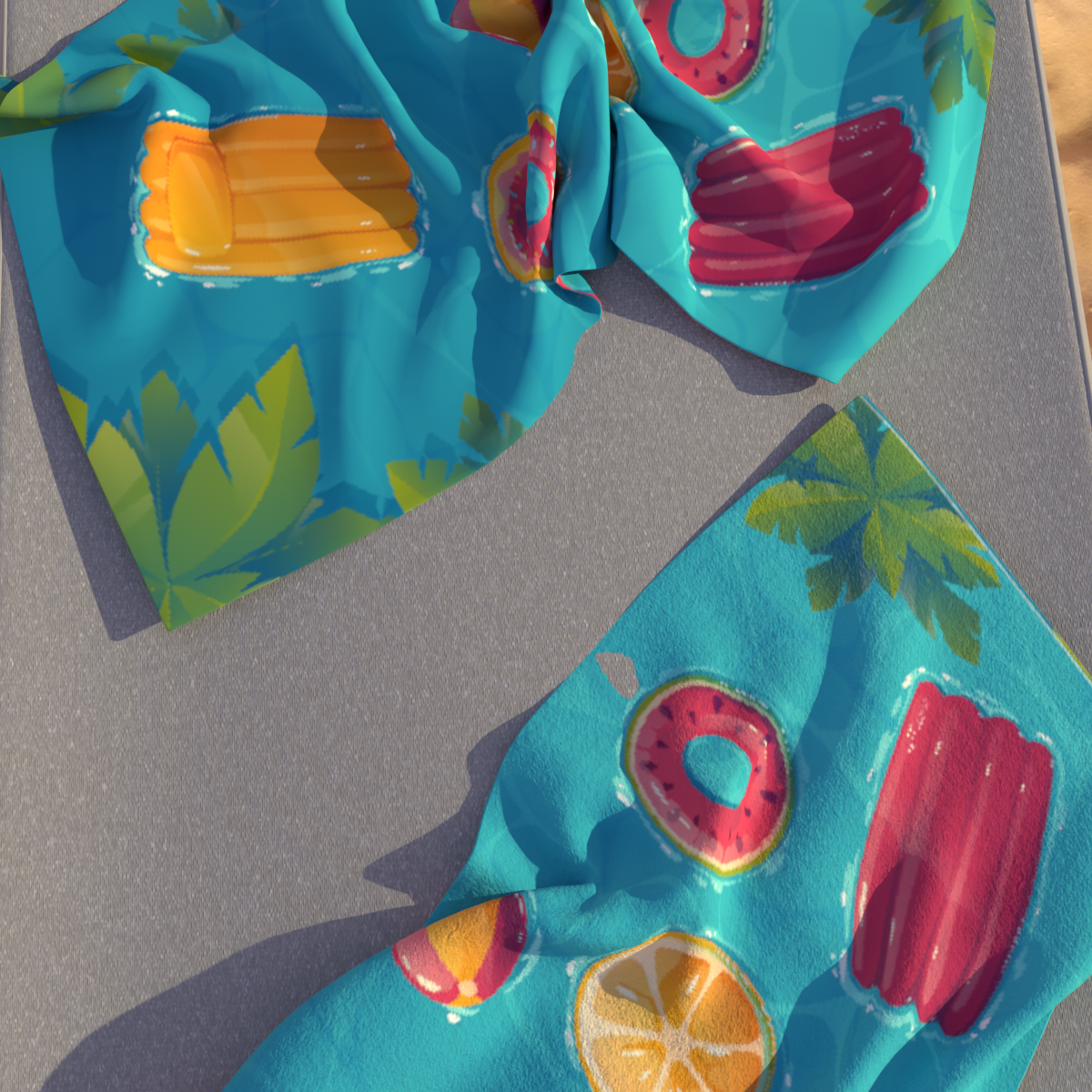 Poly Towel Beach Mat (KIDS SIZE)