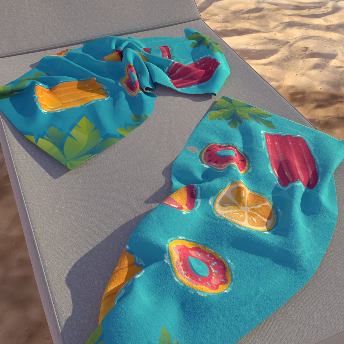 Poly Towel Beach Mat (KIDS SIZE)