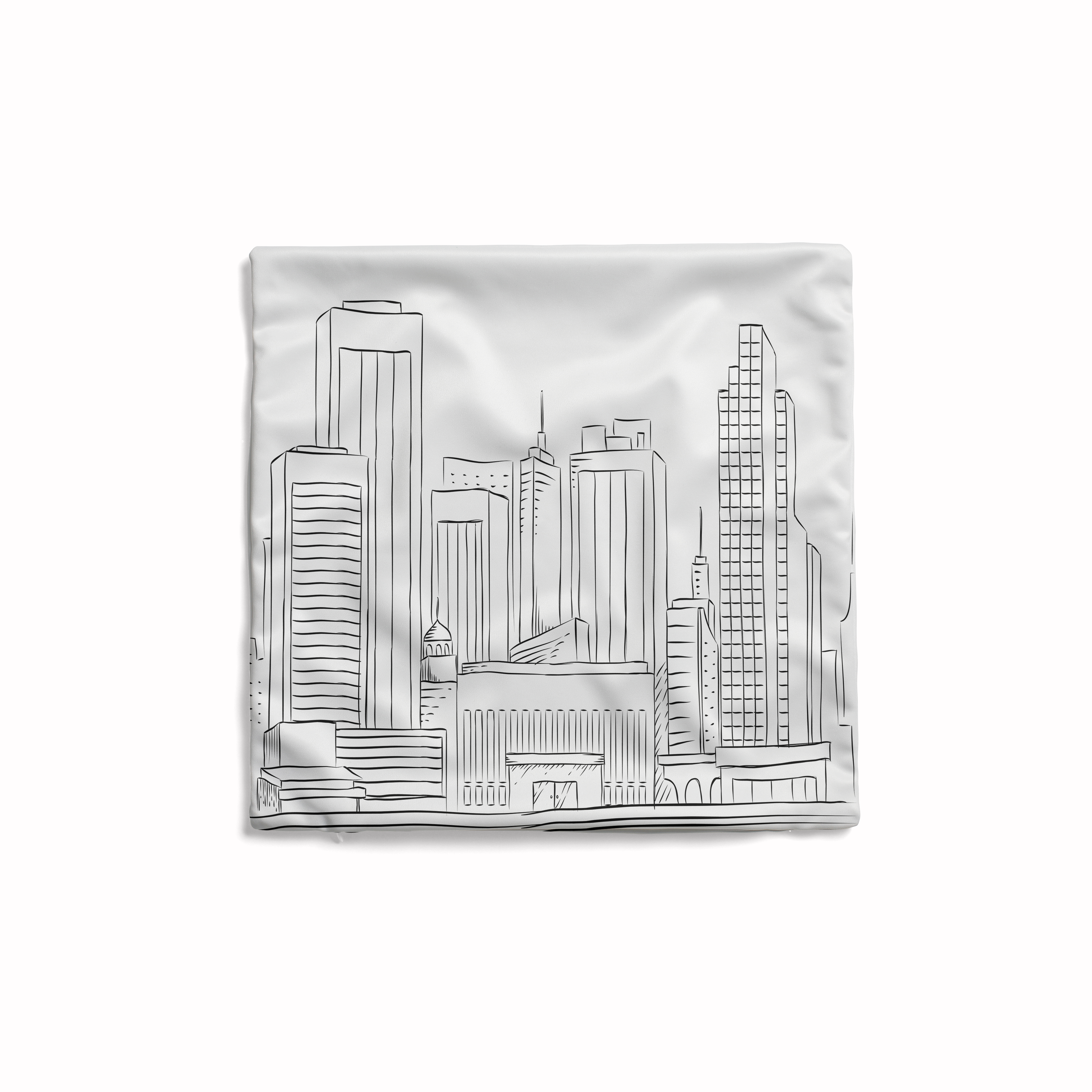 Coloring Cushion - City Design