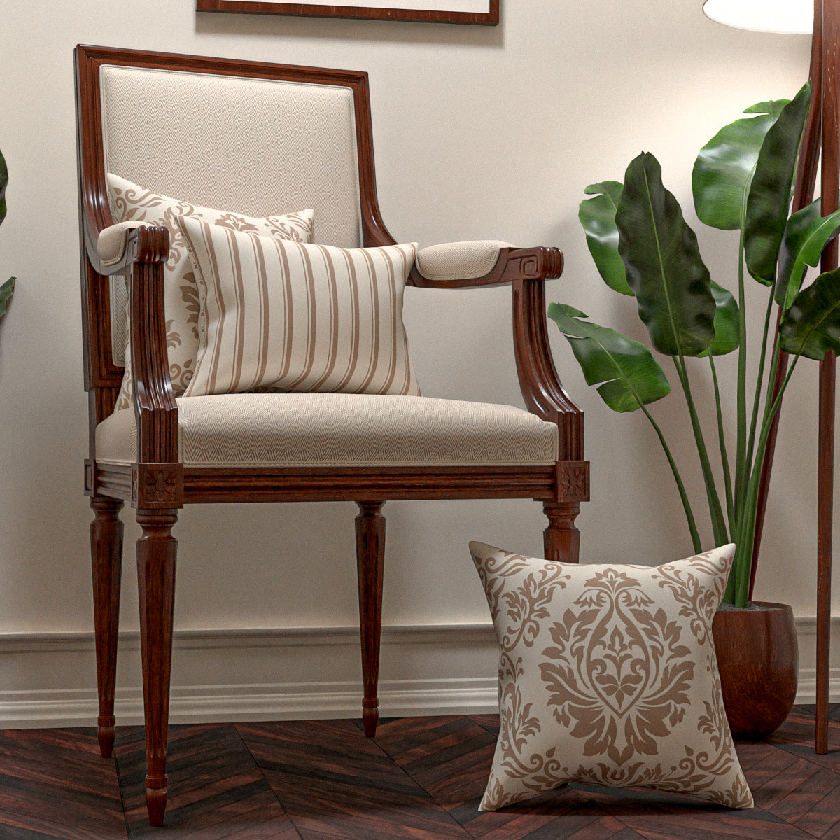 طقم وسائد - سوفيا كريمي