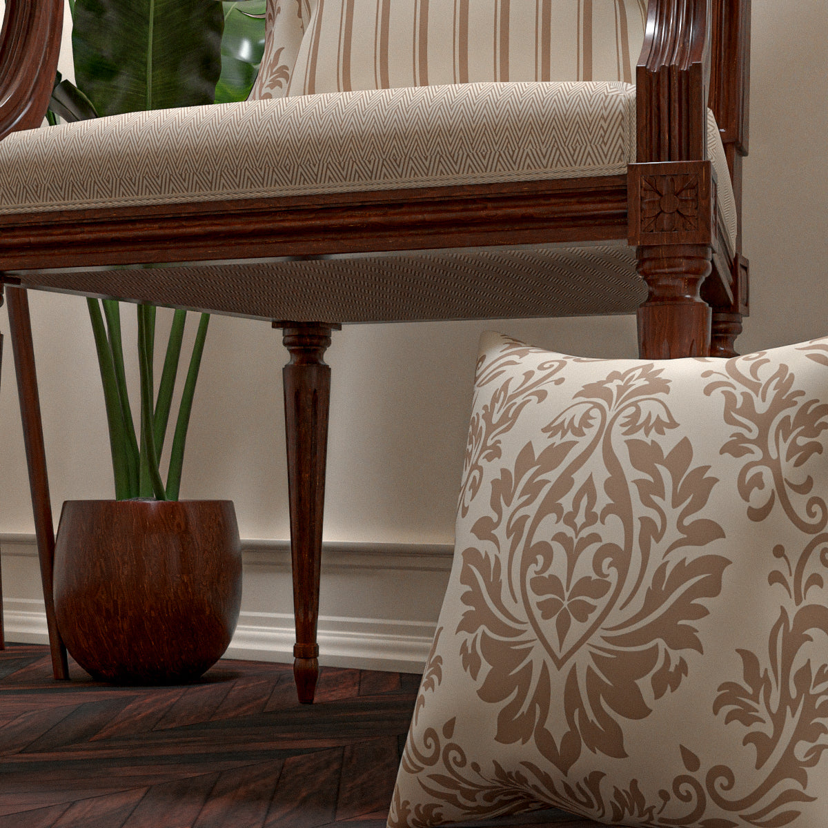 طقم وسائد - سوفيا كريمي