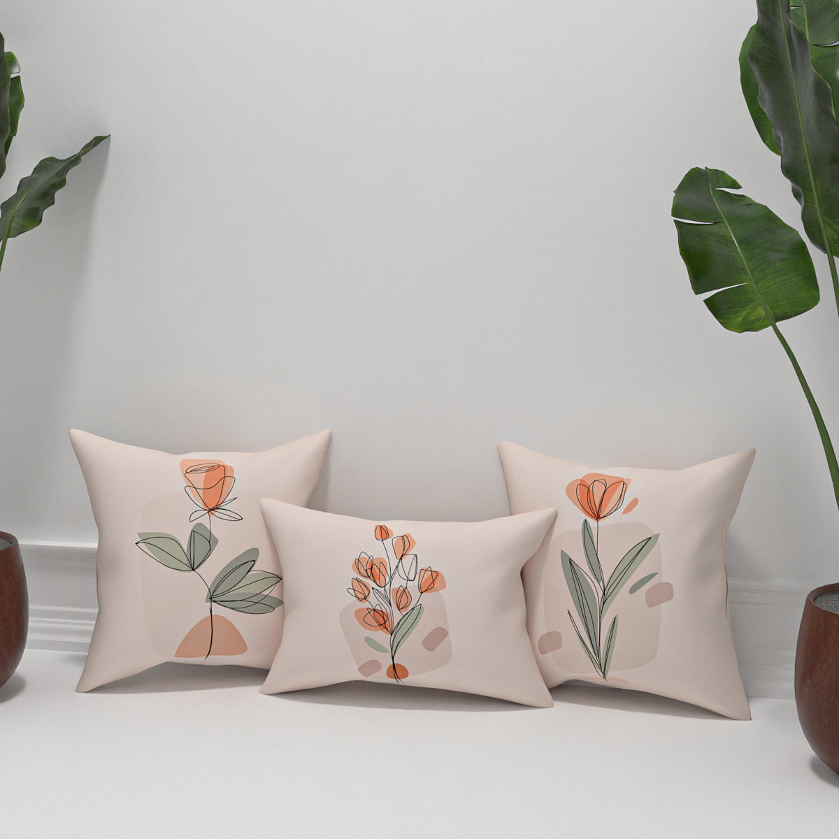 طقم وسائد - فلورو