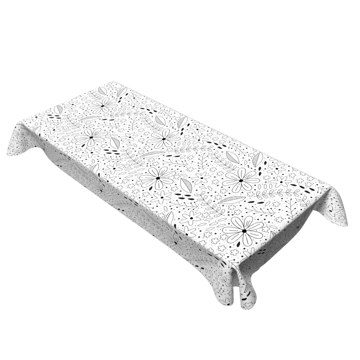 Coloring Tablecloth - Flowers Design