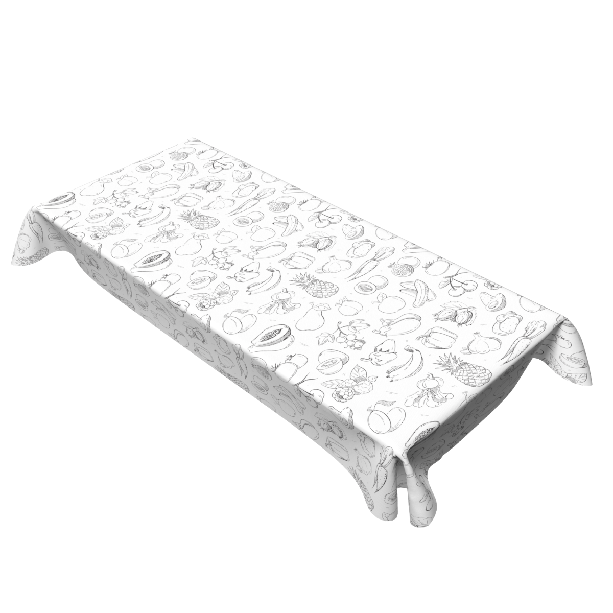 Coloring Tablecloth - Food Design