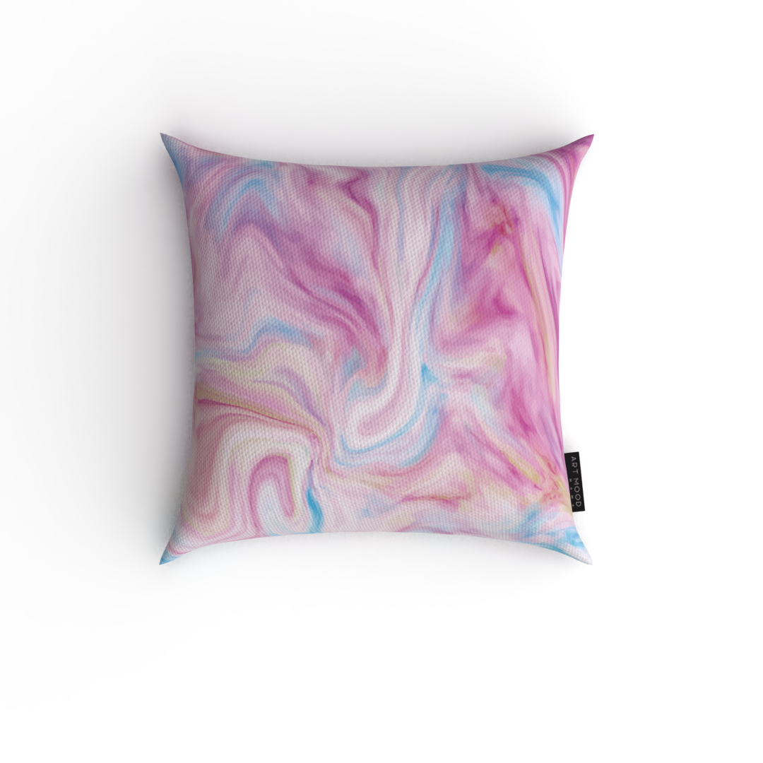 Pink marble cushion best sale