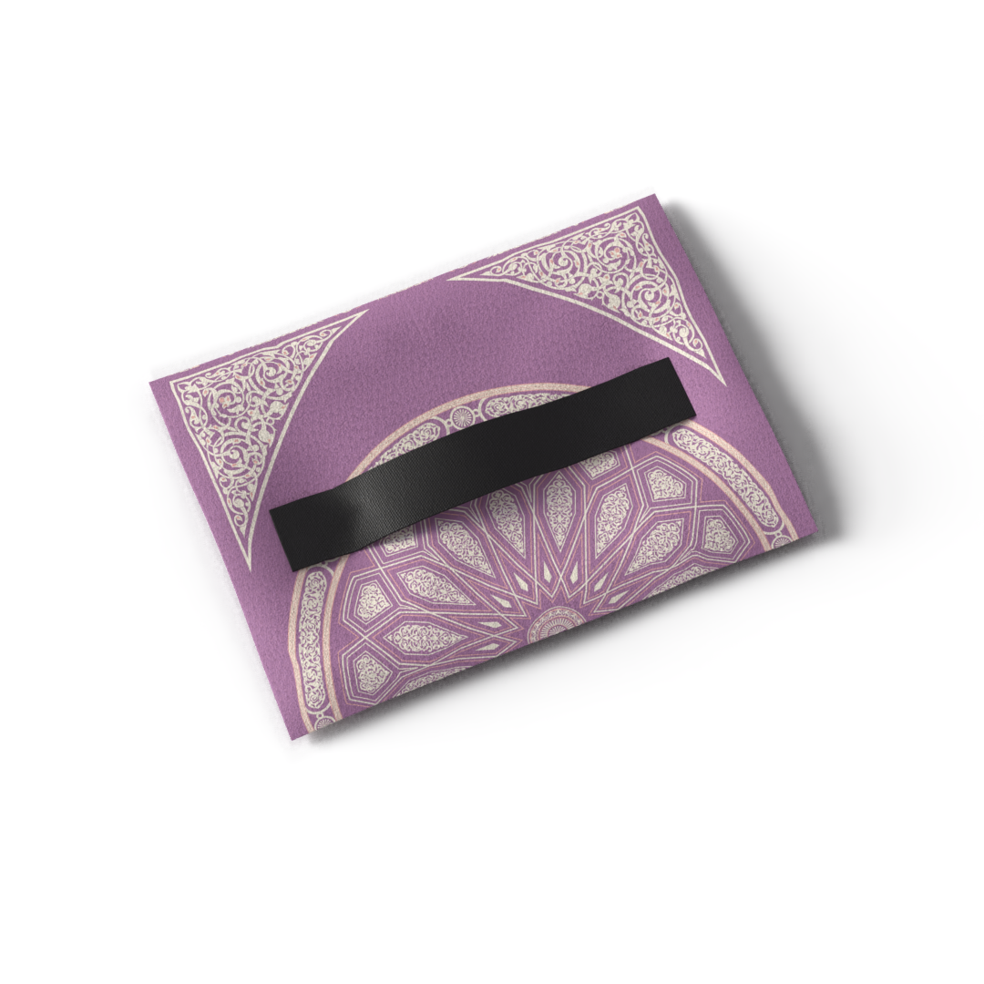 Prayer Mat AL-Qubba Pastel Purple - Velvet
