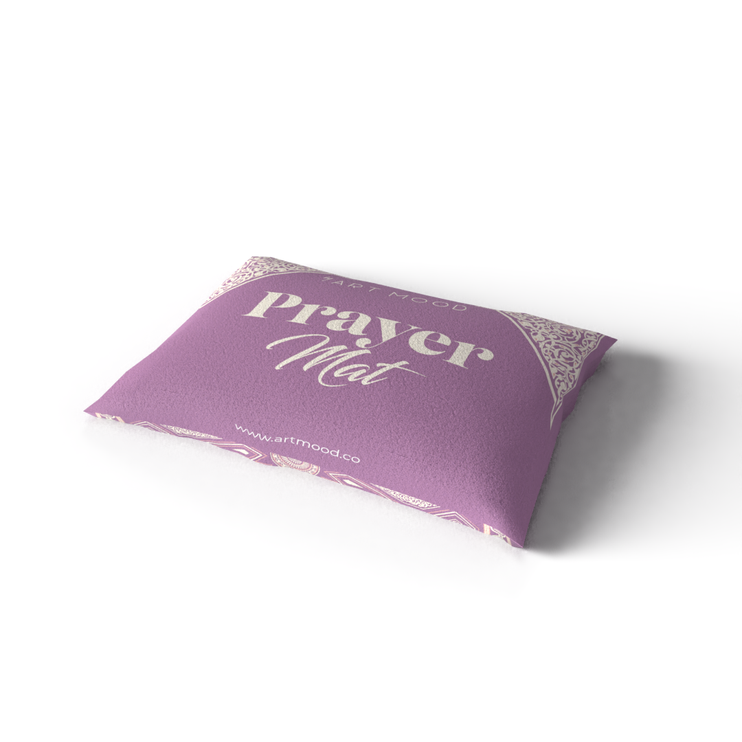 Prayer Mat AL-Qubba Pastel Purple - Velvet